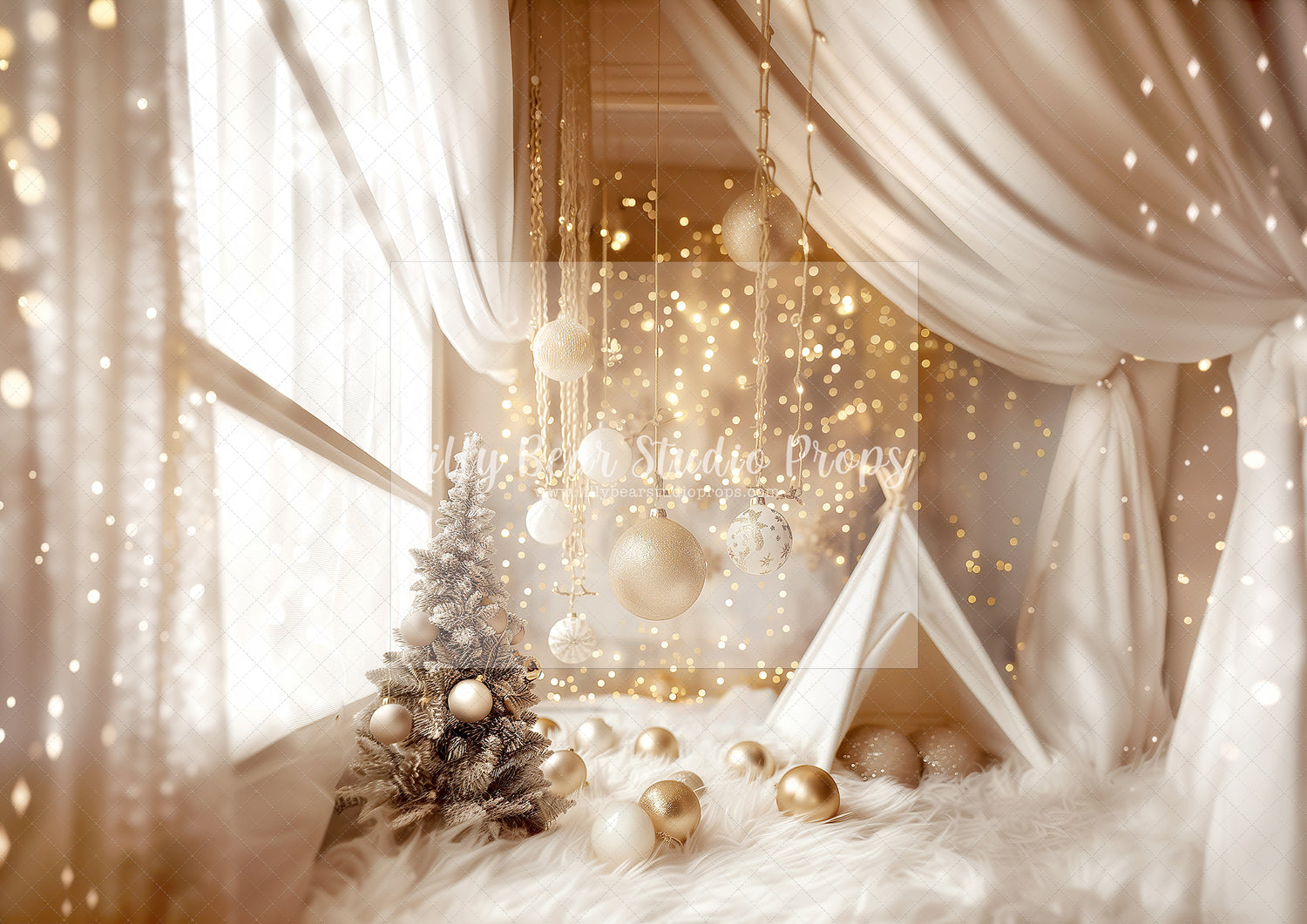 Sheer Lights Holiday Teepee