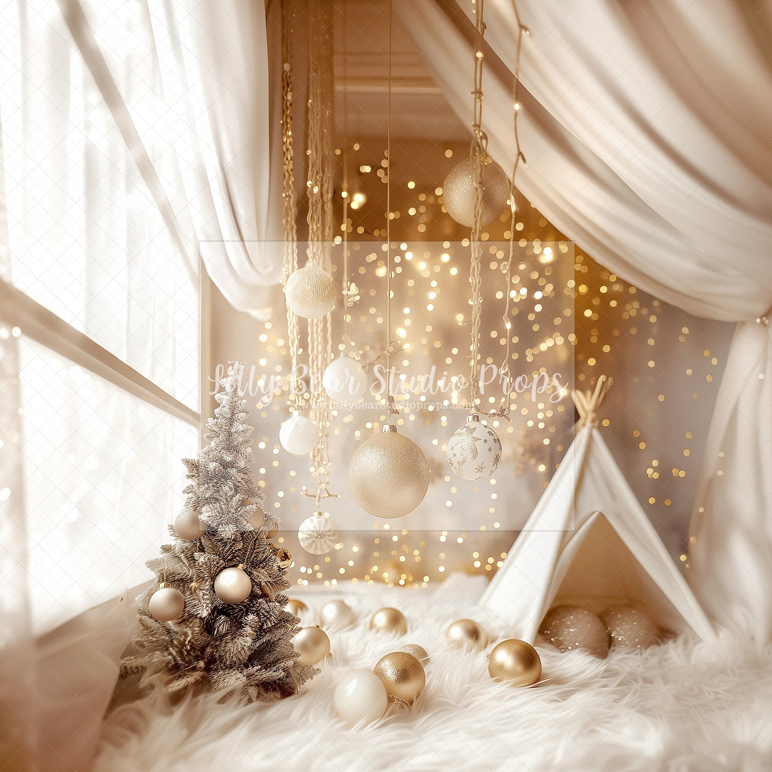 Sheer Lights Holiday Teepee