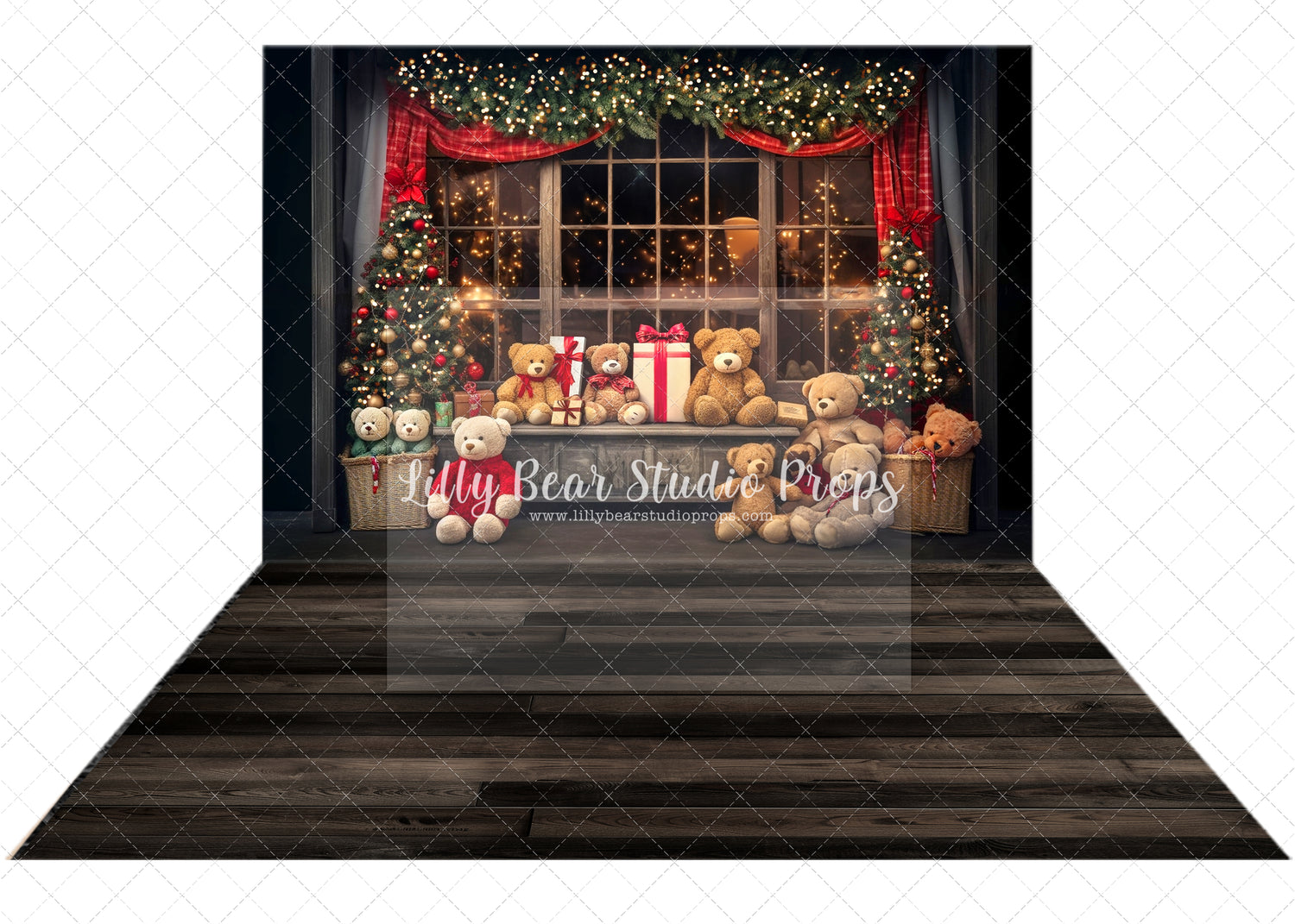 Silent Night Teddy & Wednesday Wood Combo