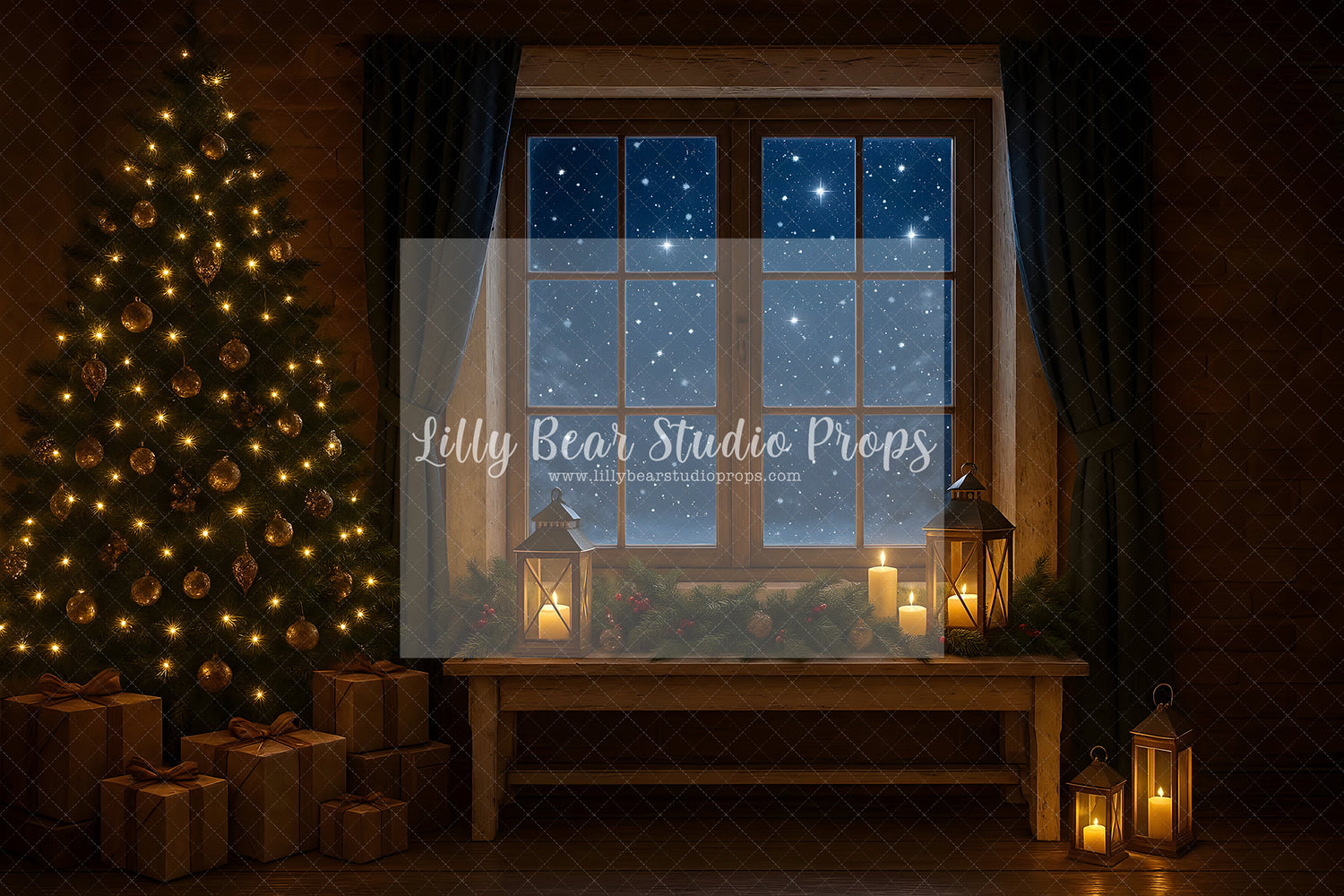 Silent Night Window Candles