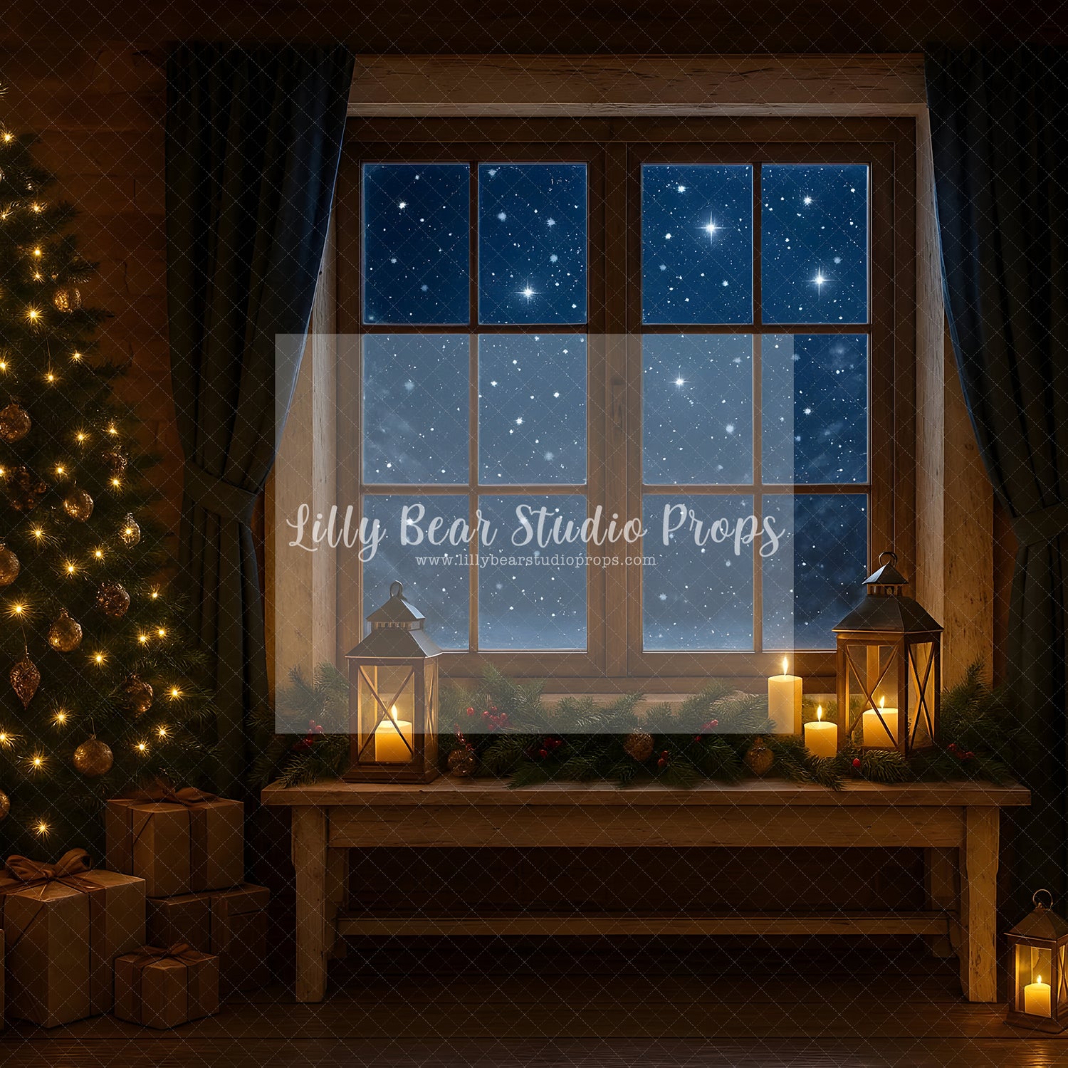 Silent Night Window Candles