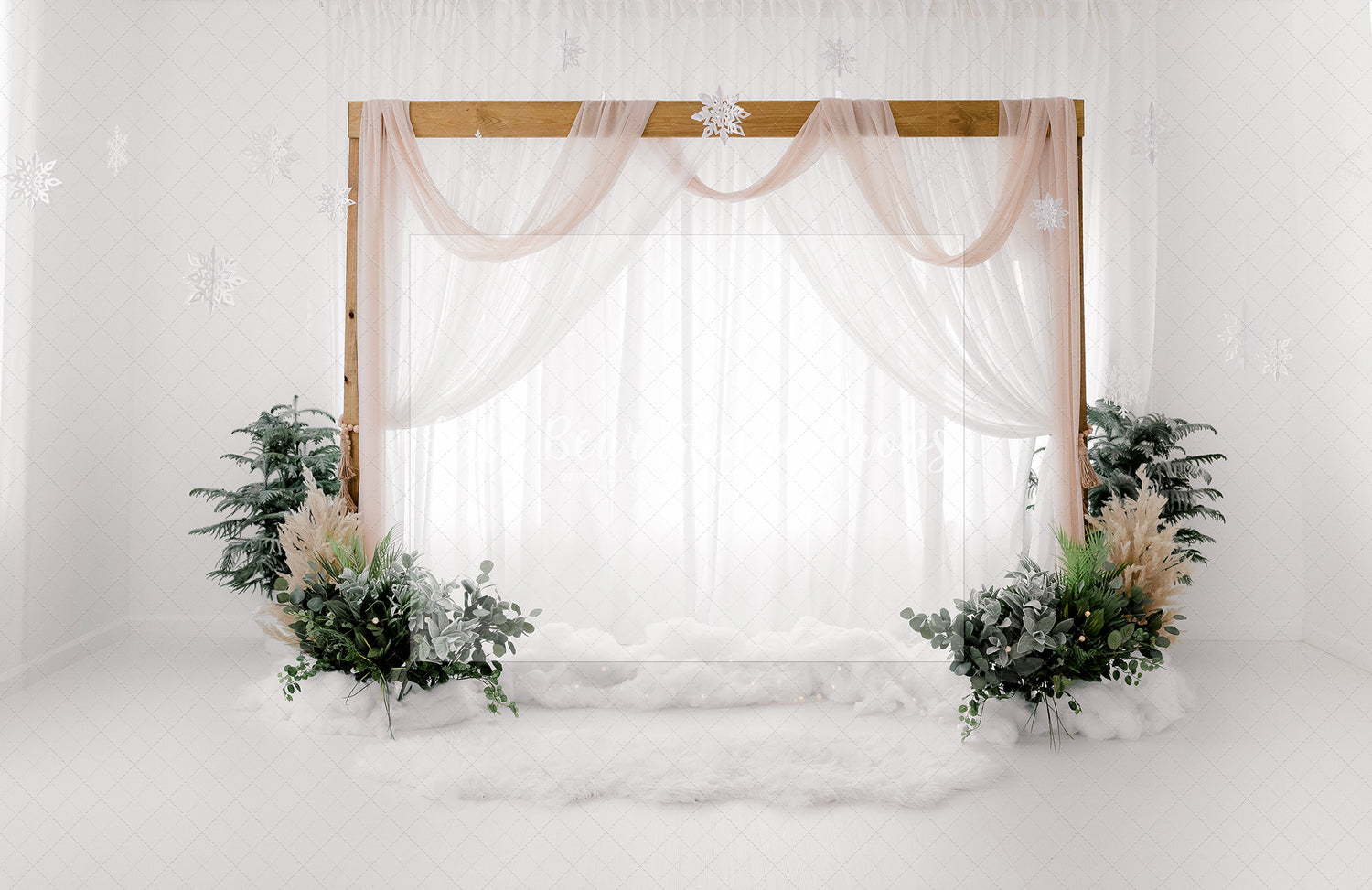 Simple Christmas Snowflake Arch