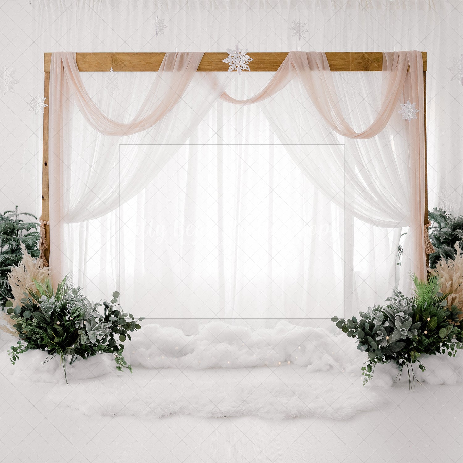 Simple Christmas Snowflake Arch