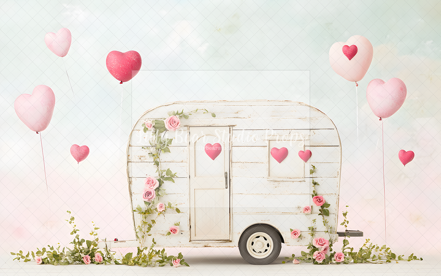Simple Vday Camper Hearts