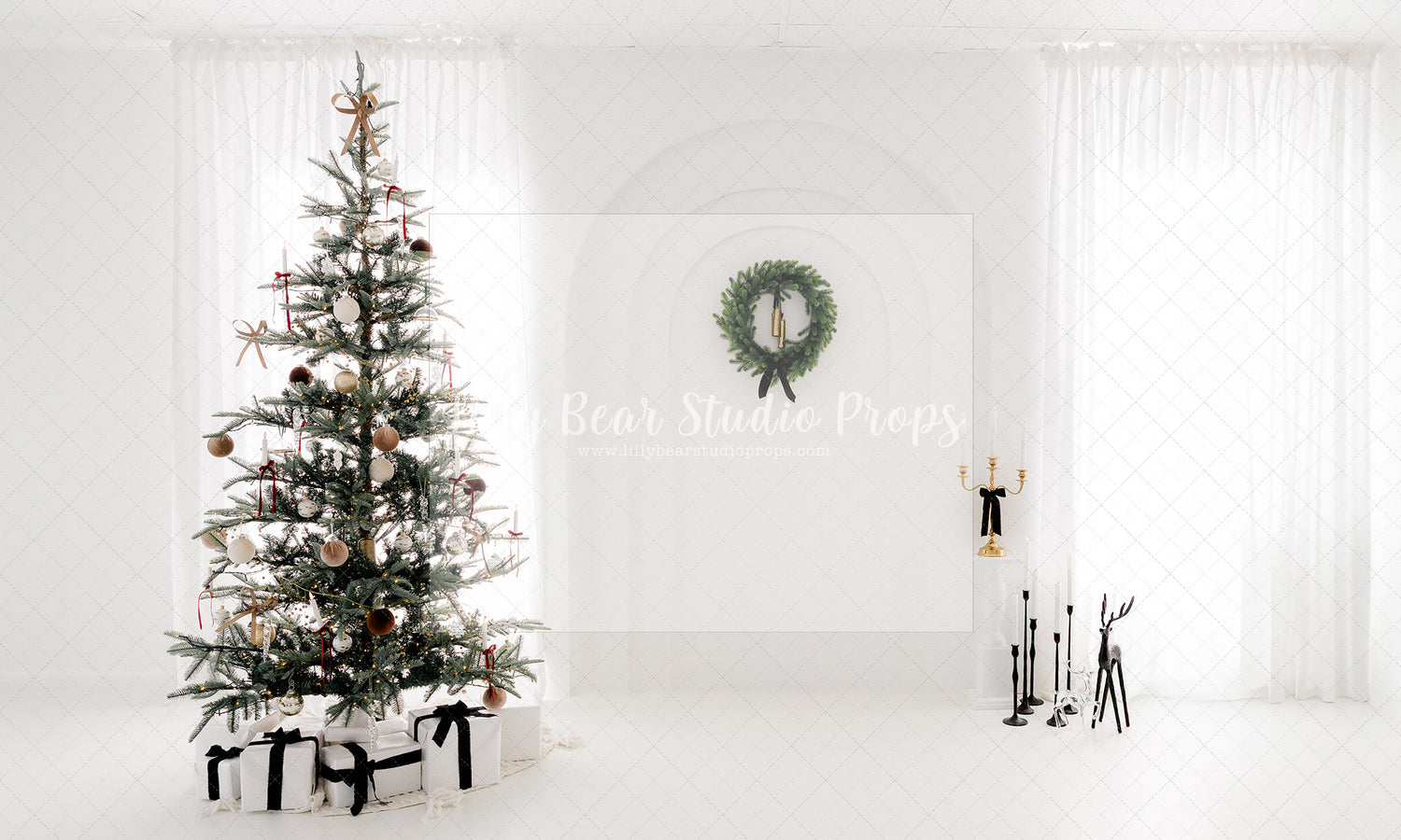 Simple White Arch Windows