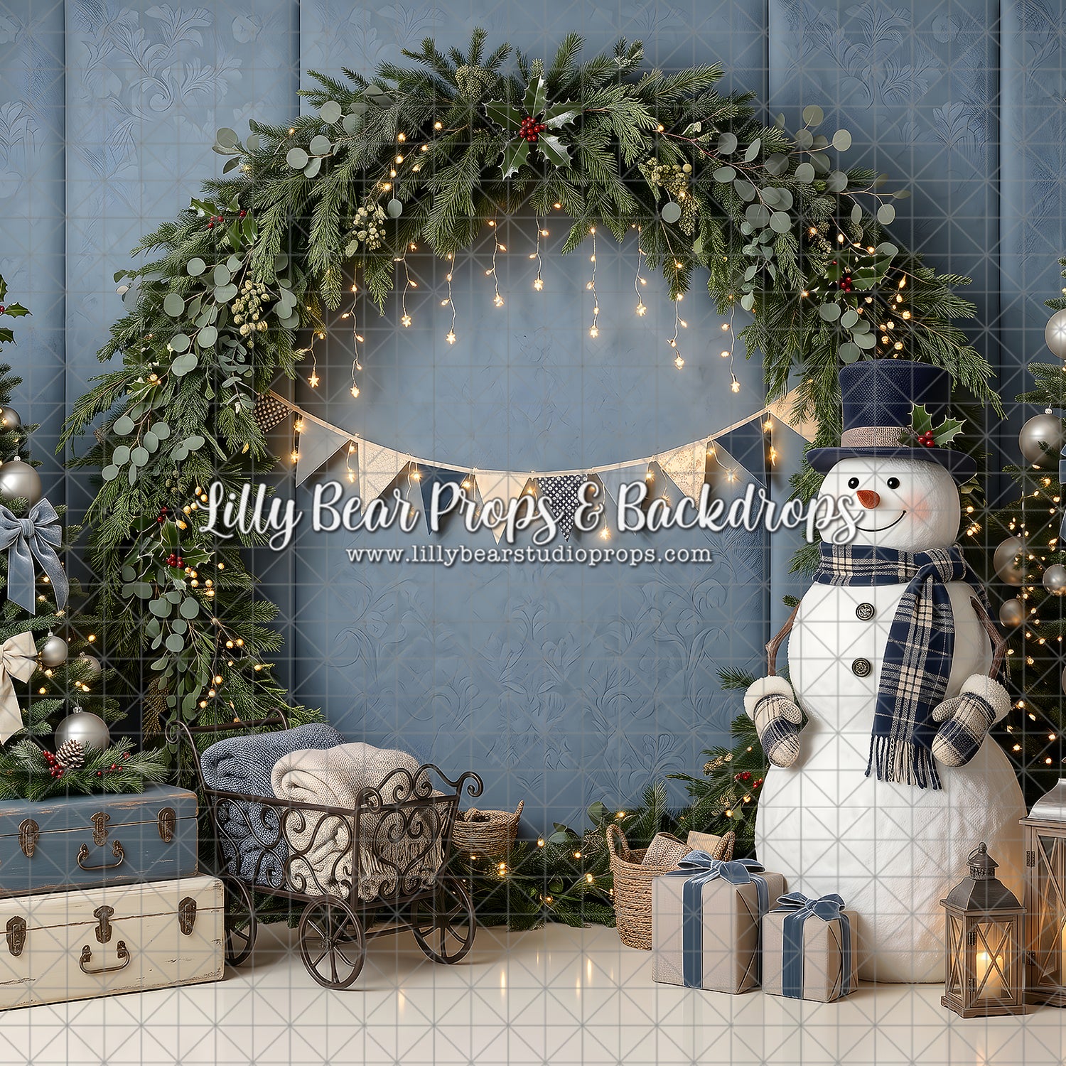 Snowman Garland Nook