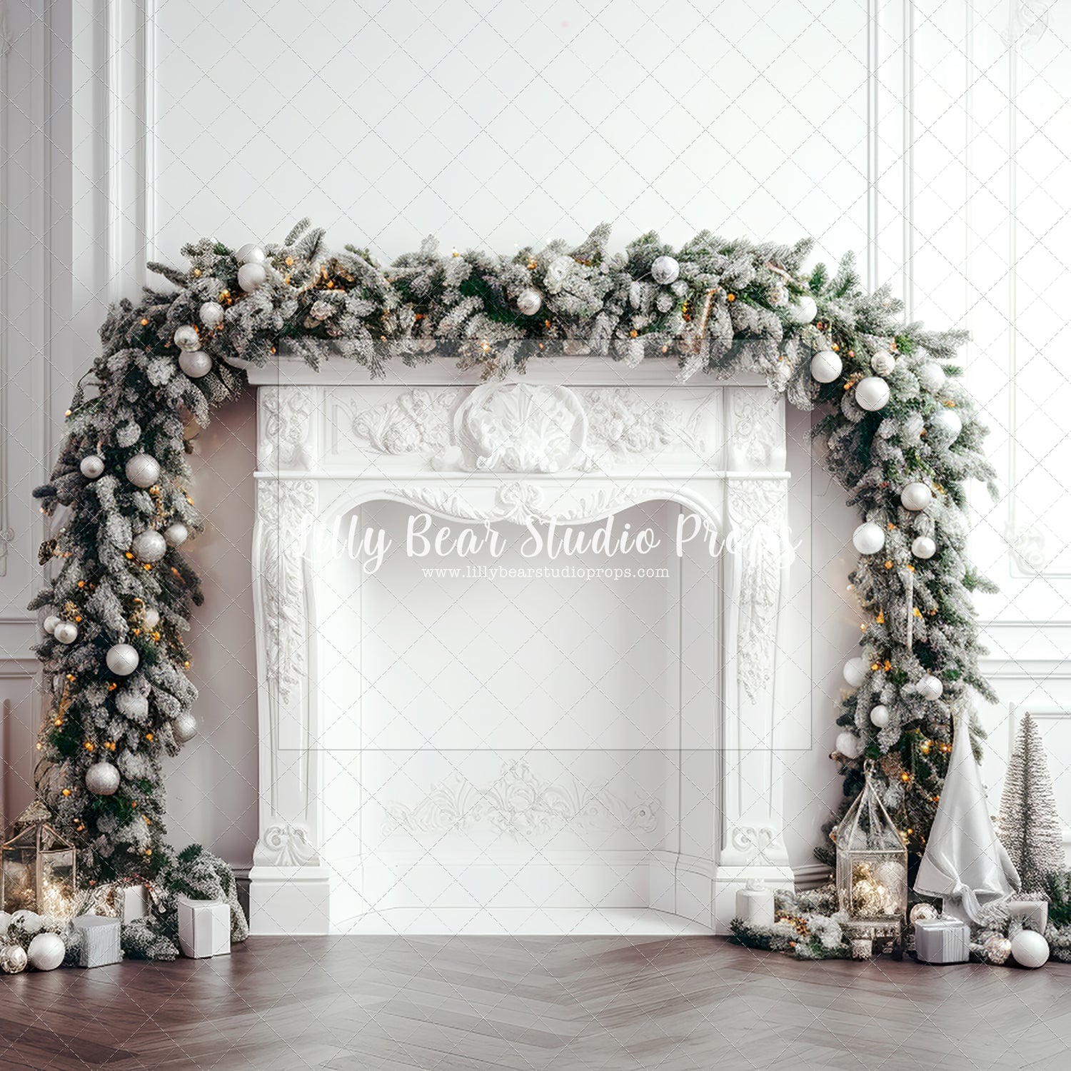 Snowy Pine Mantle