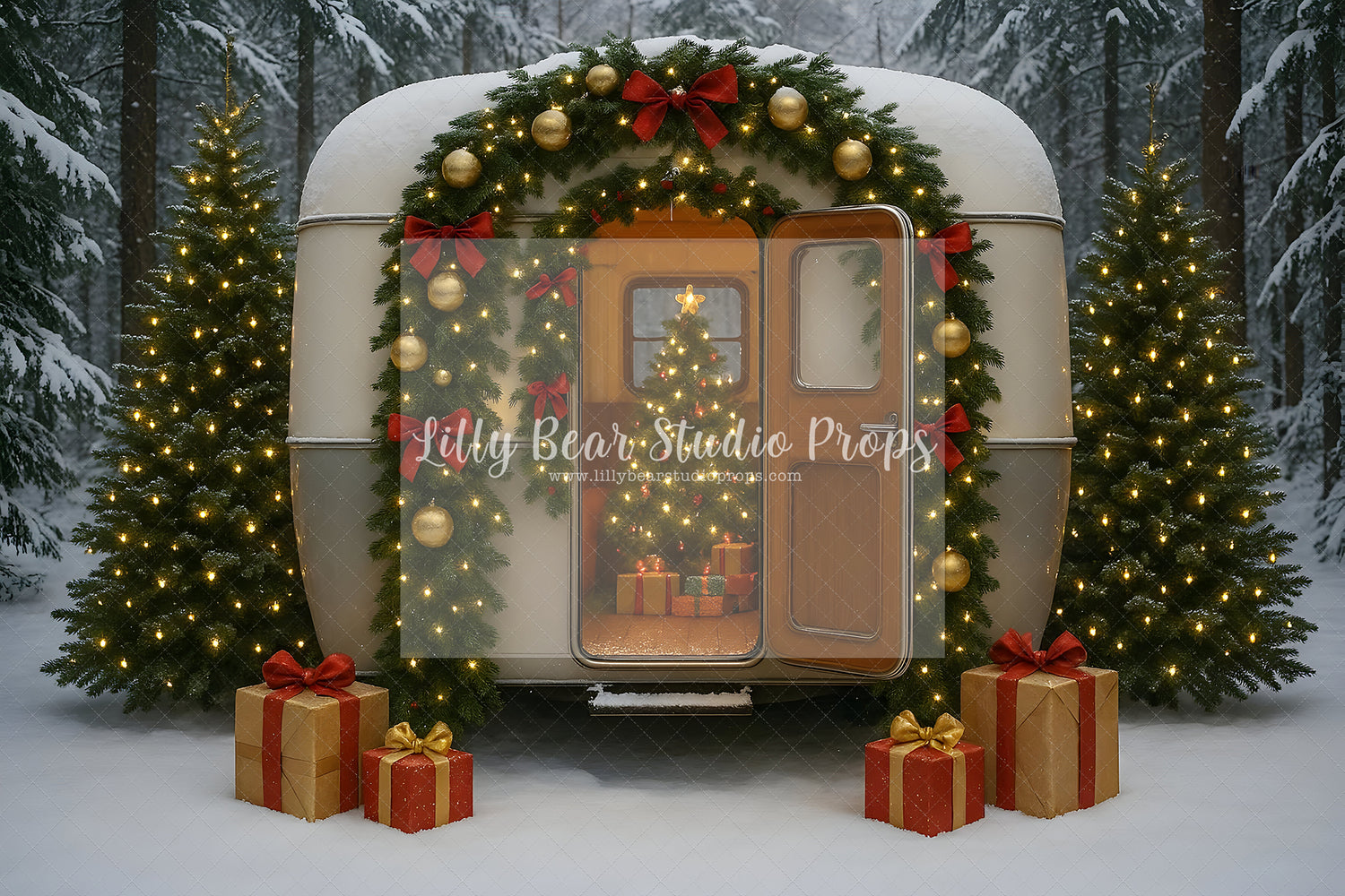 Snowy Trailer Retreat