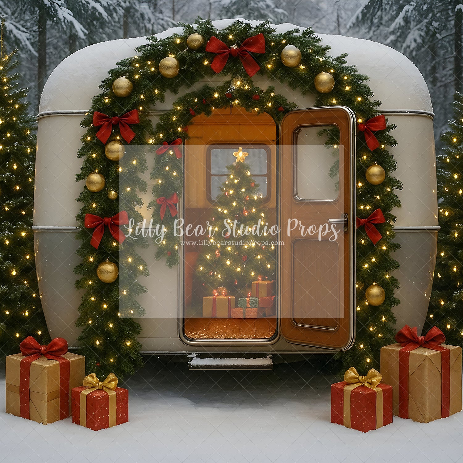 Snowy Trailer Retreat