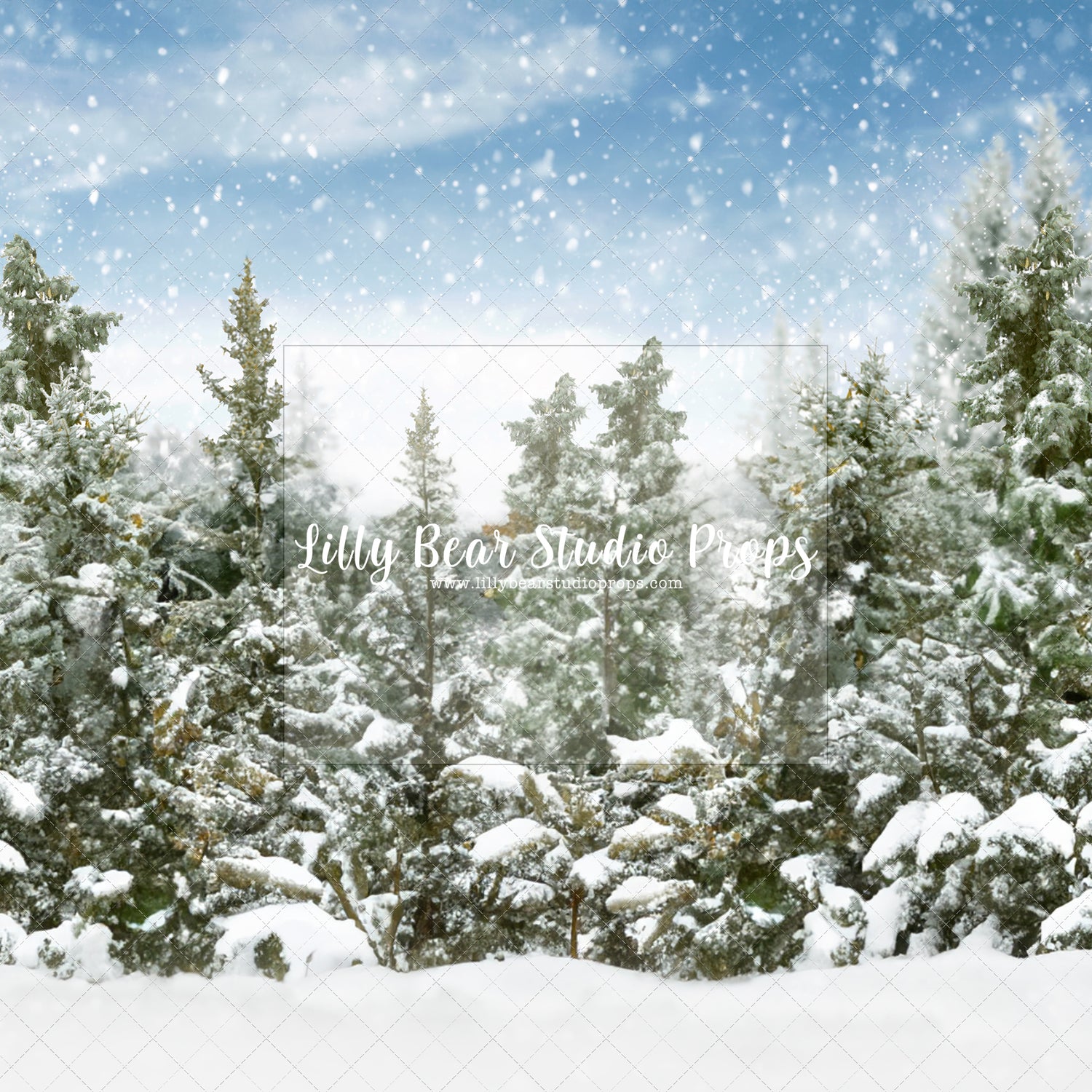 Snowy Tree Line