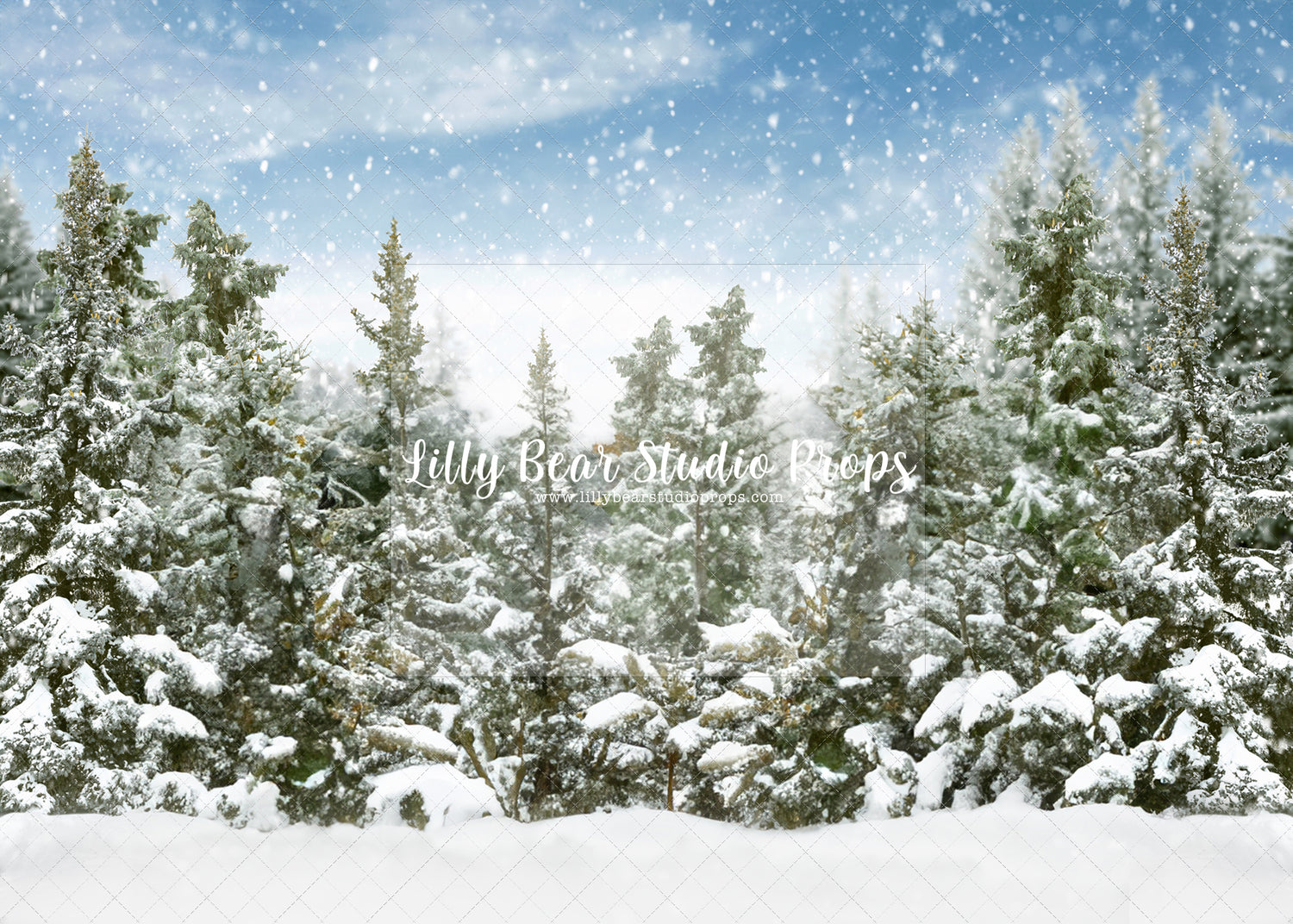 Snowy Tree Line