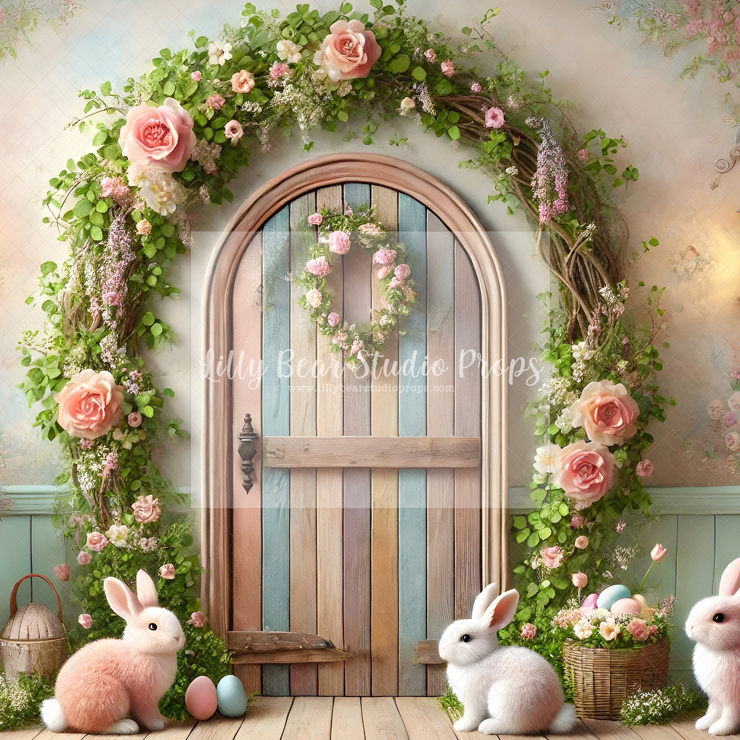 Springtime Rose Bunny Entry