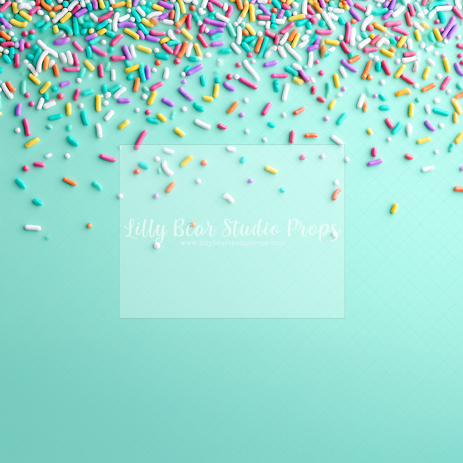 Sprinkles Turquoise - Sweep Option