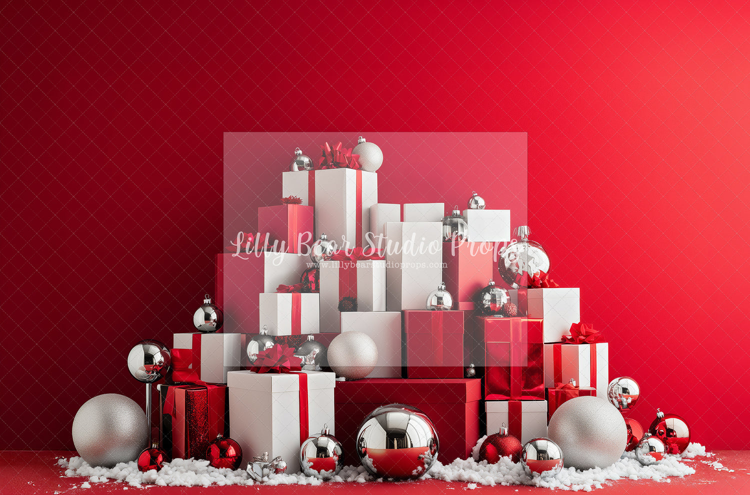 Stacked Gifts Christmas Balls