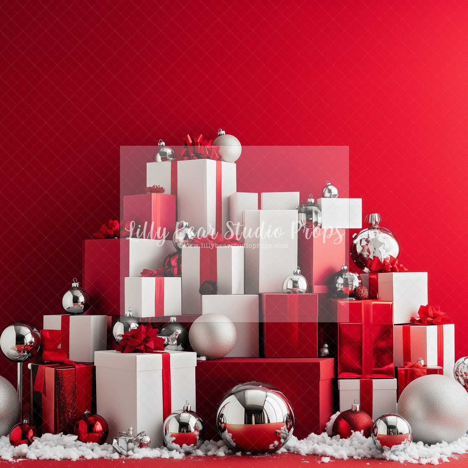 Stacked Gifts Christmas Balls