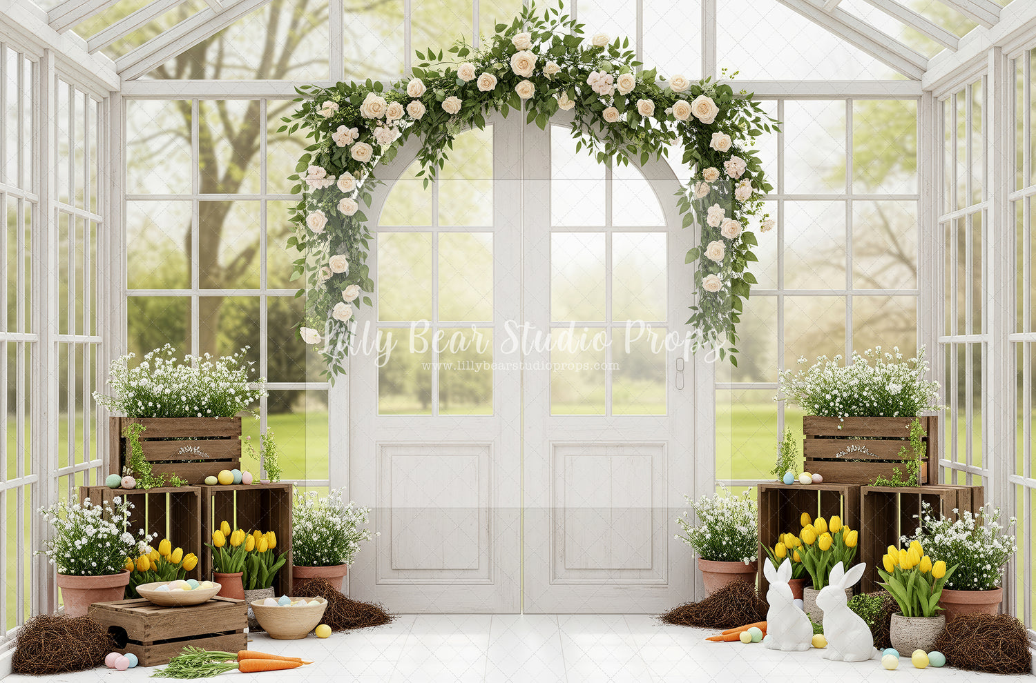 Sunlit Conservatory Corner