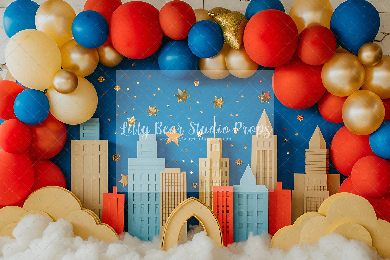 Superhero city Balloon Arch