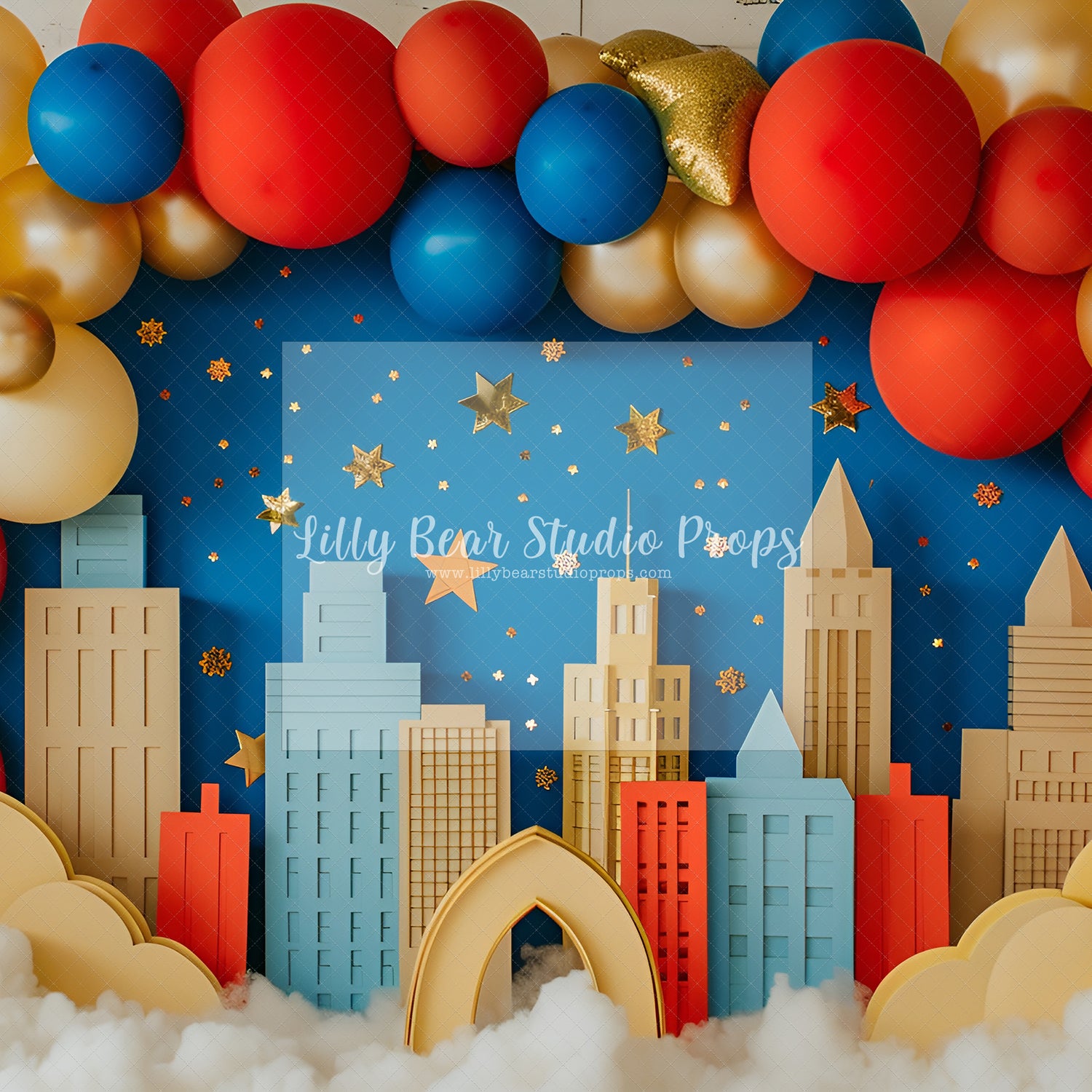 Superhero city Balloon Arch