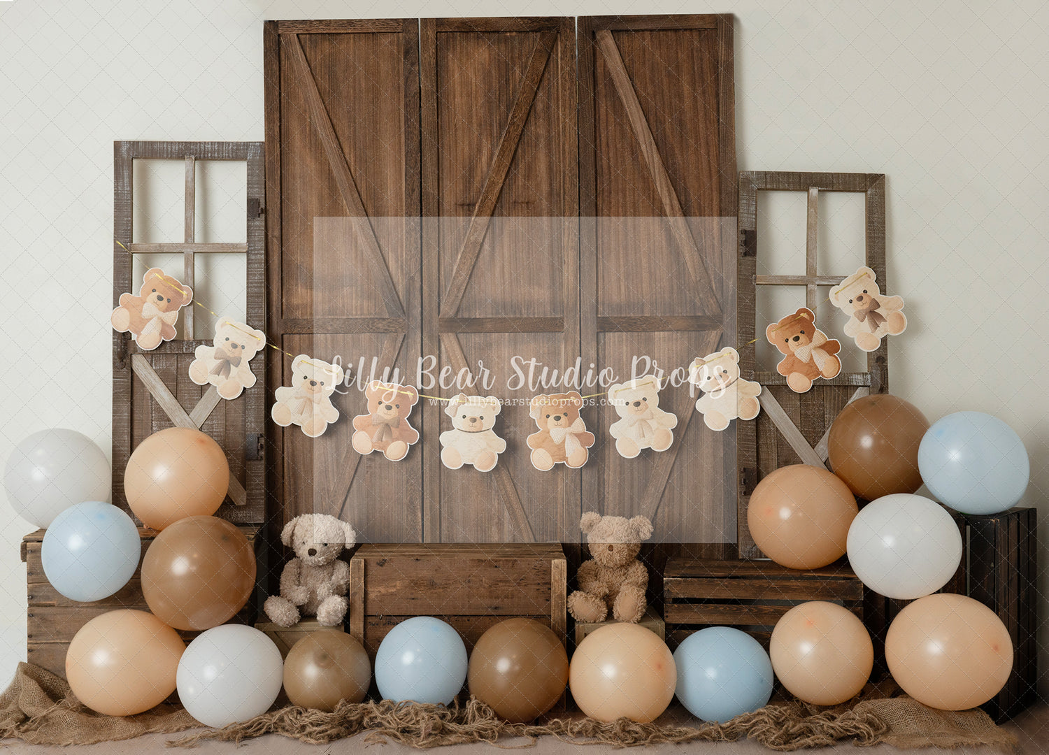 Teddy Bear Barn Door Birthday