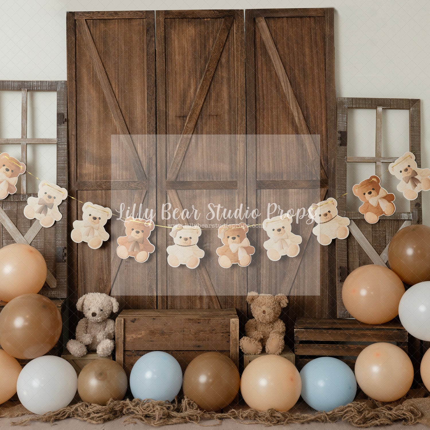 Teddy Bear Barn Door Birthday