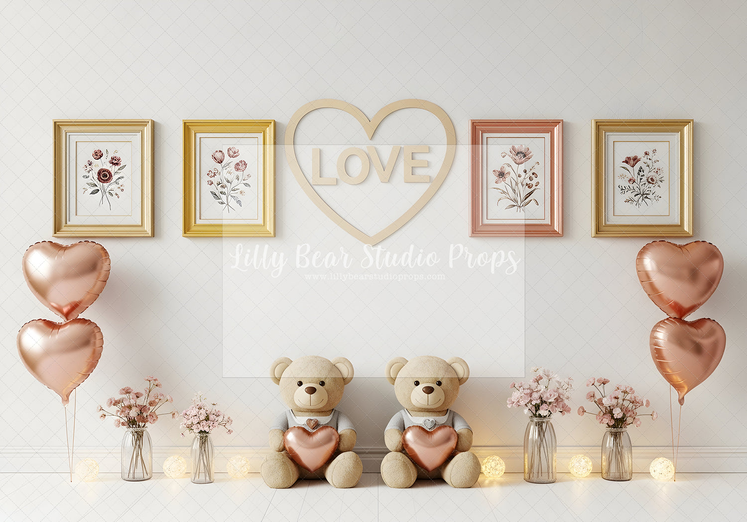 Teddy Bear Valentine's Wall