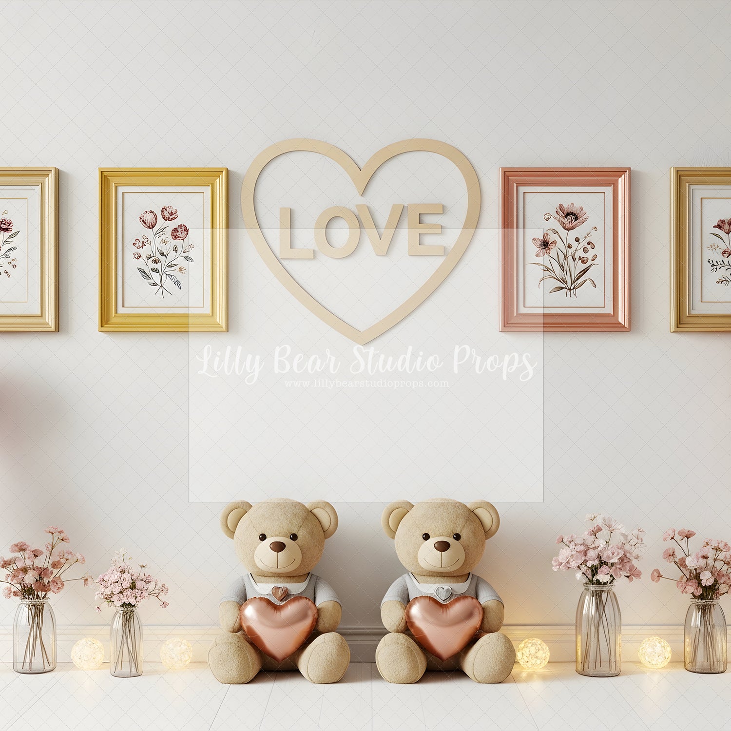Teddy Bear Valentine's Wall