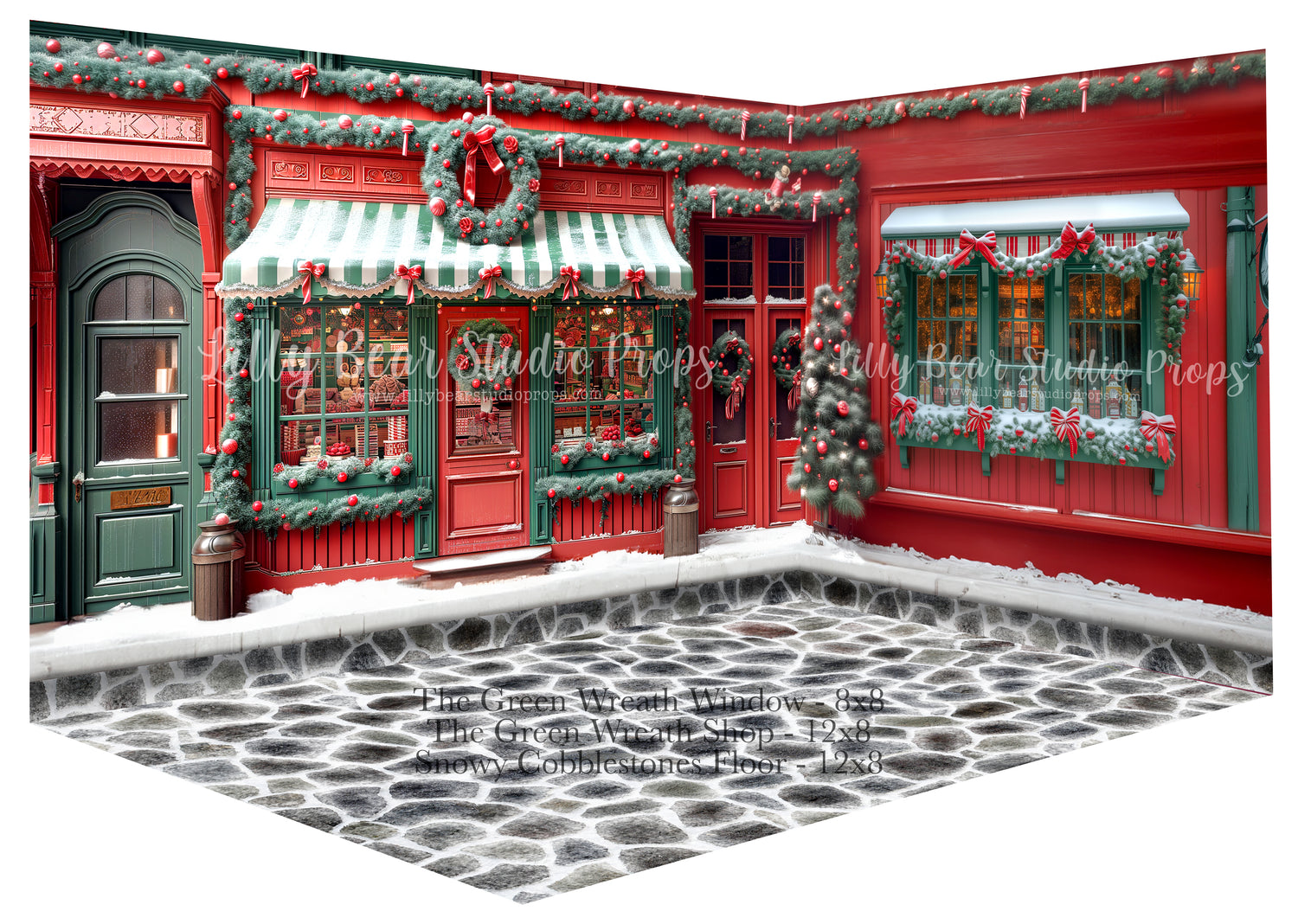 The Green Wreath Shop Room