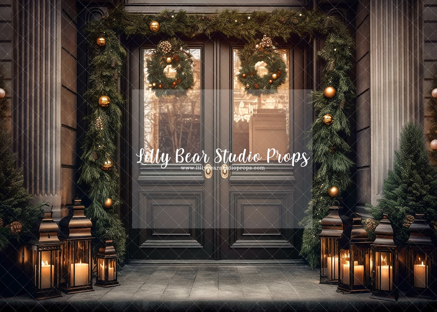 Traditional Christmas Door