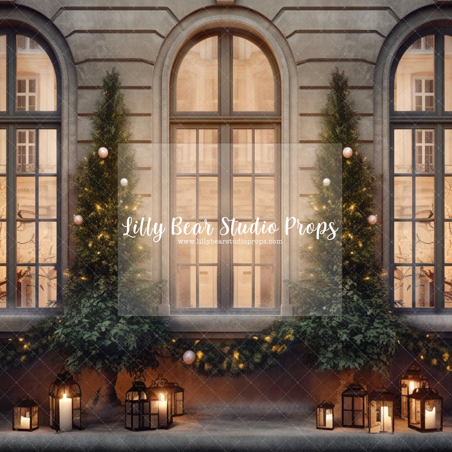 Traditional Christmas Snow Windows