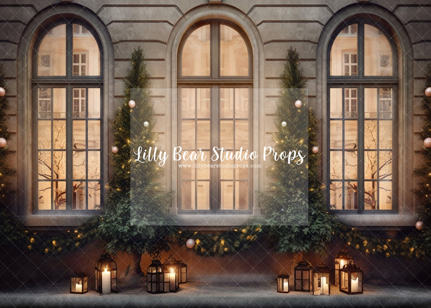 Traditional Christmas Snow Windows