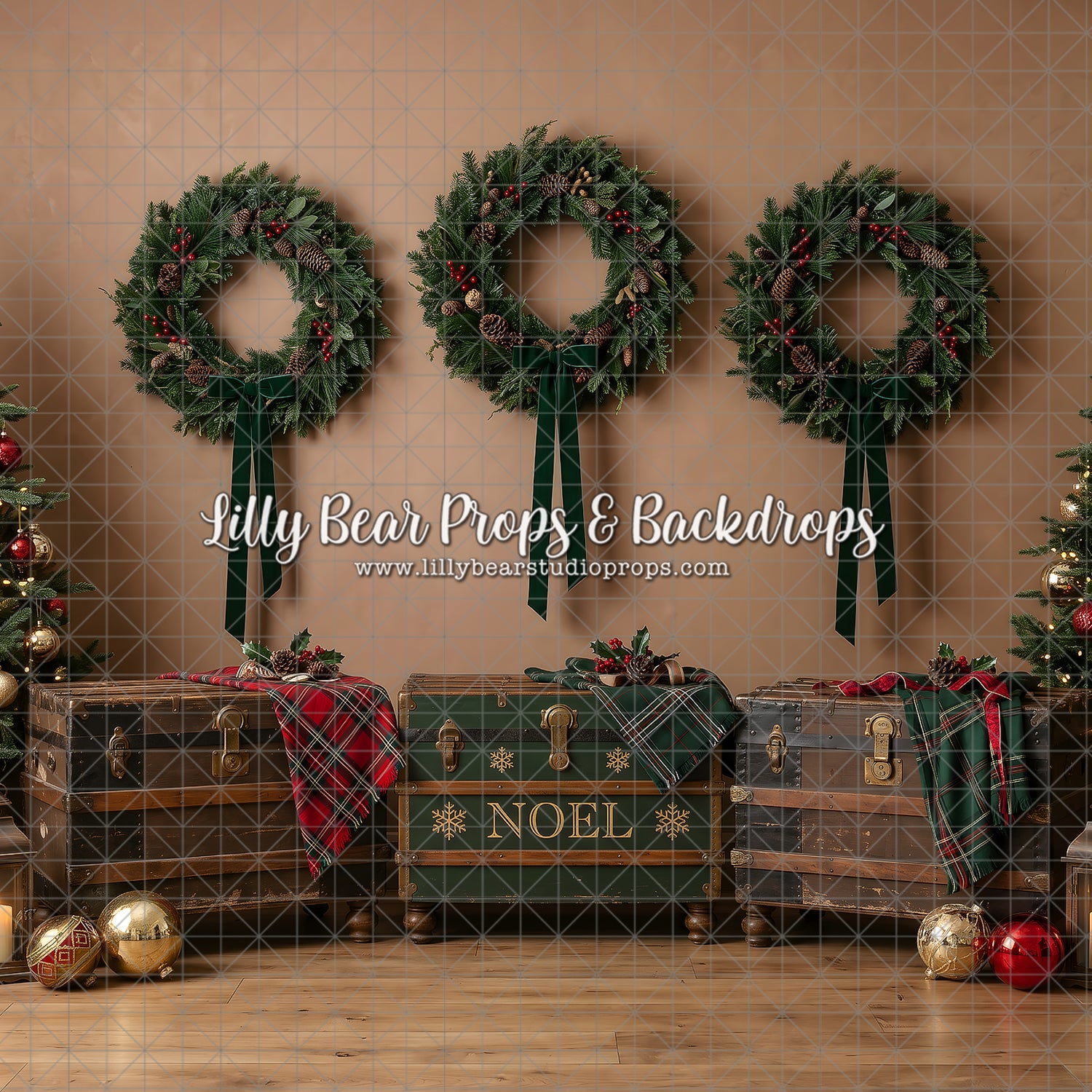 Triple Wreath Christmas