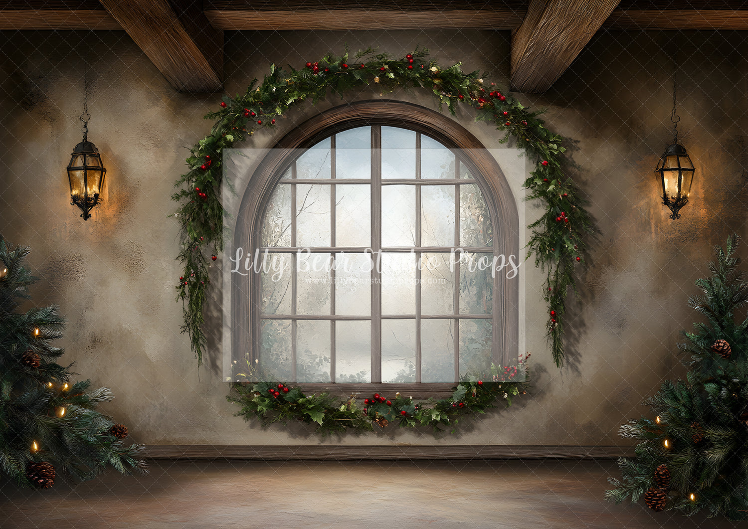 Twilight Window Wreath