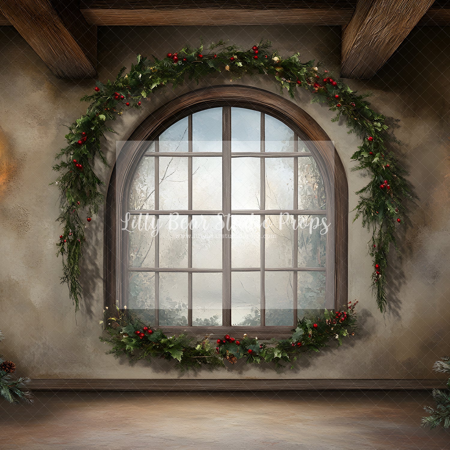 Twilight Window Wreath