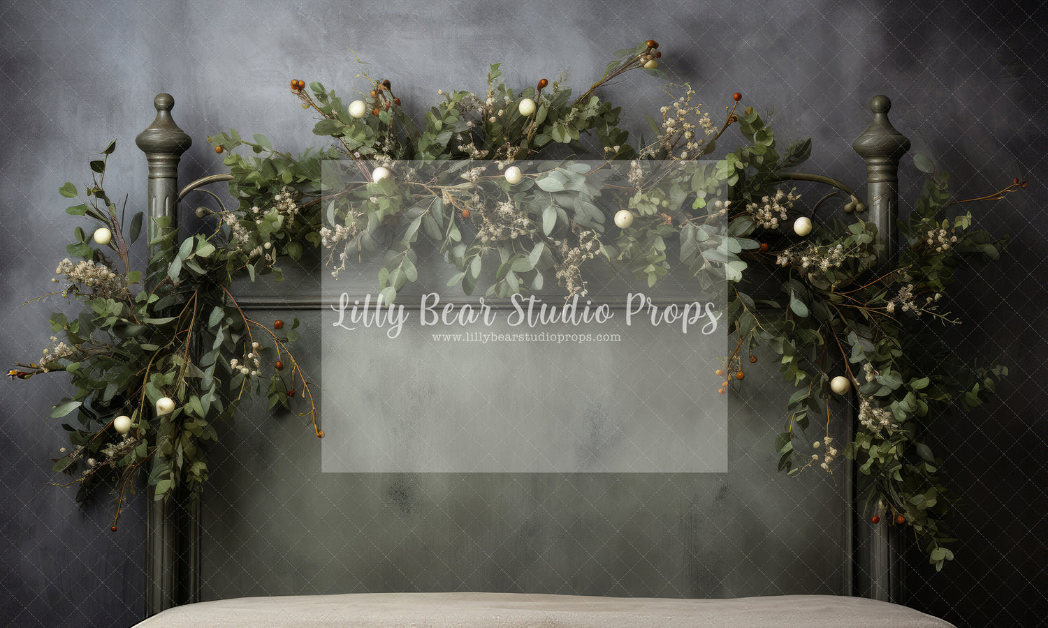 Under the Mistletoe Christmas Headboard