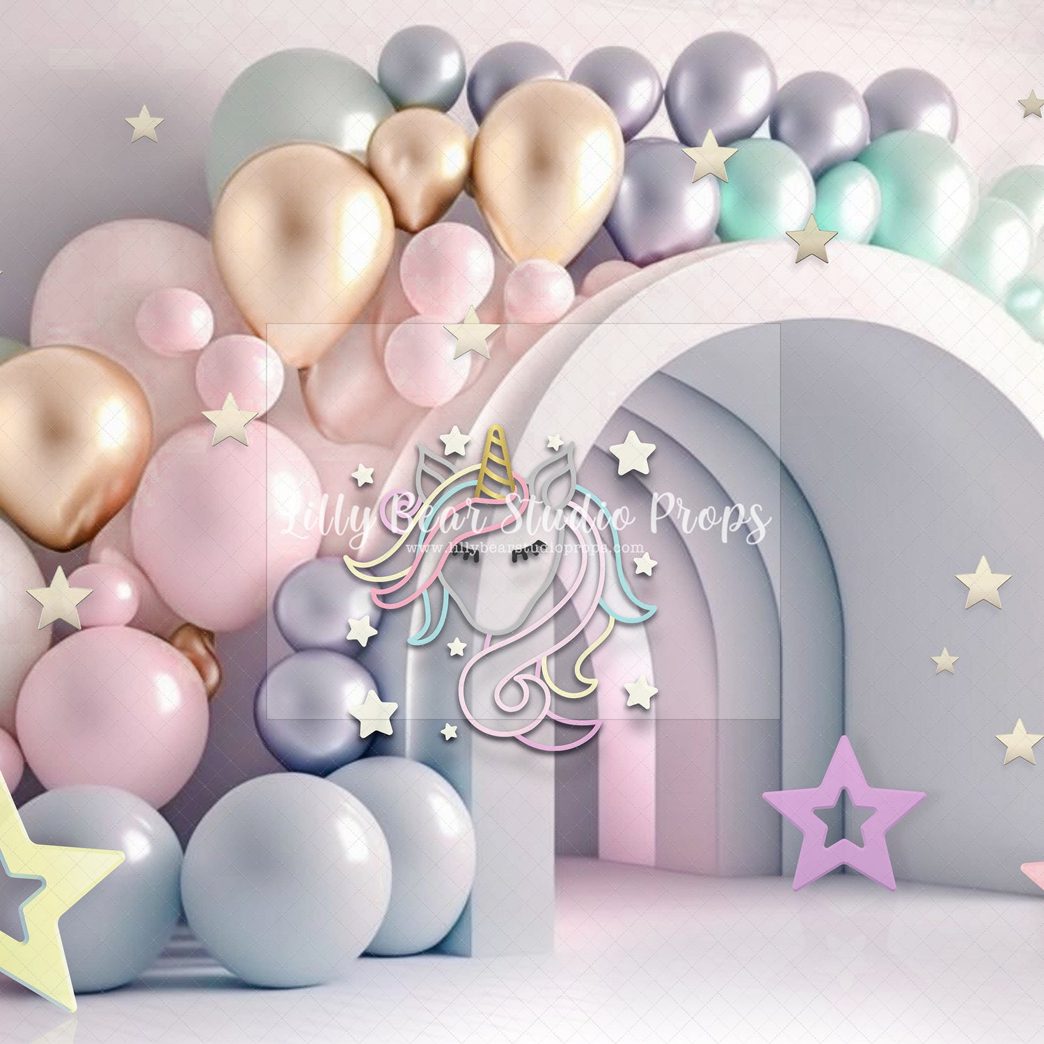 Unicorn Balloon Arch 2