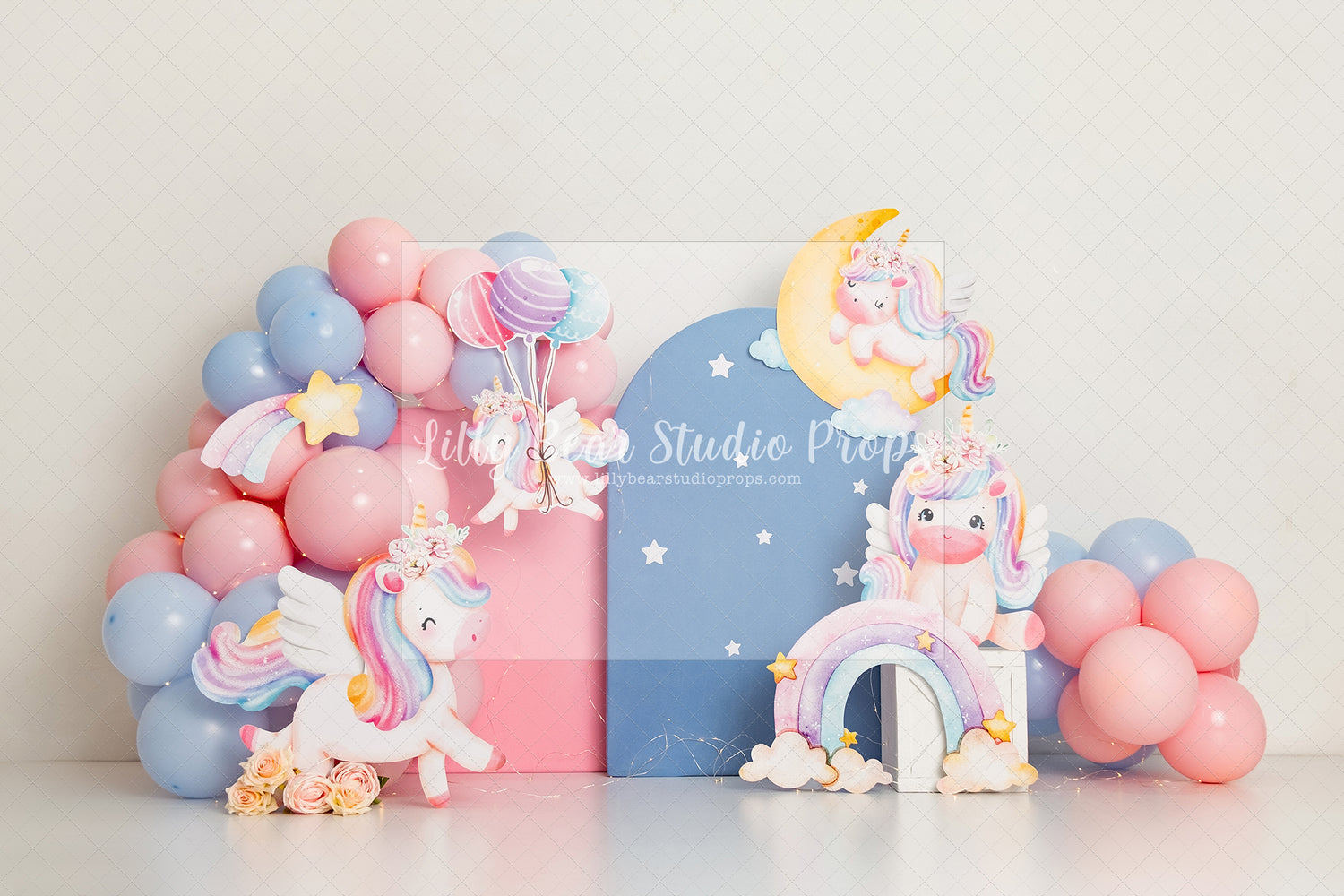 Unicorn Moon Pink And Blue