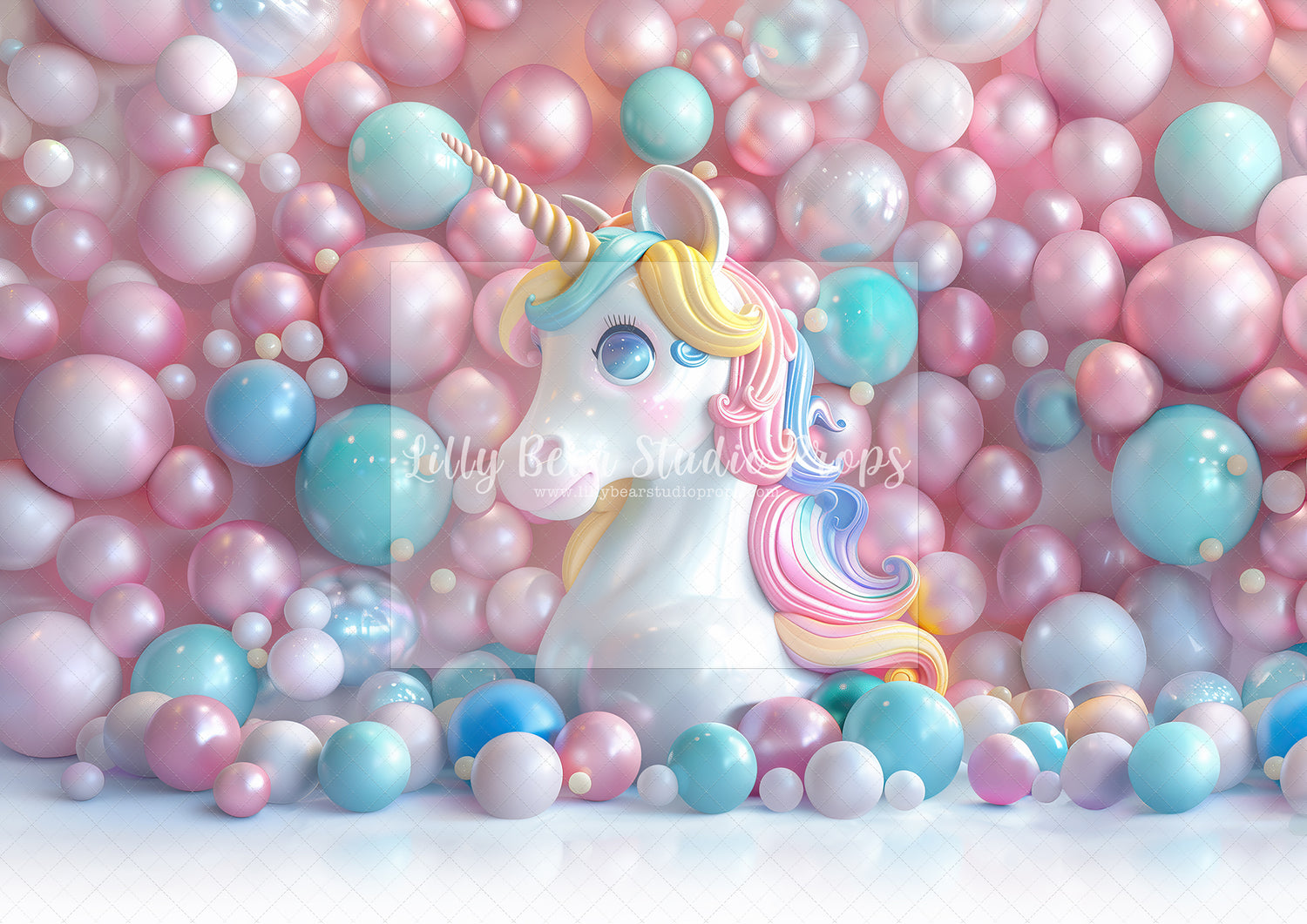 Unicorn Pastel Wall