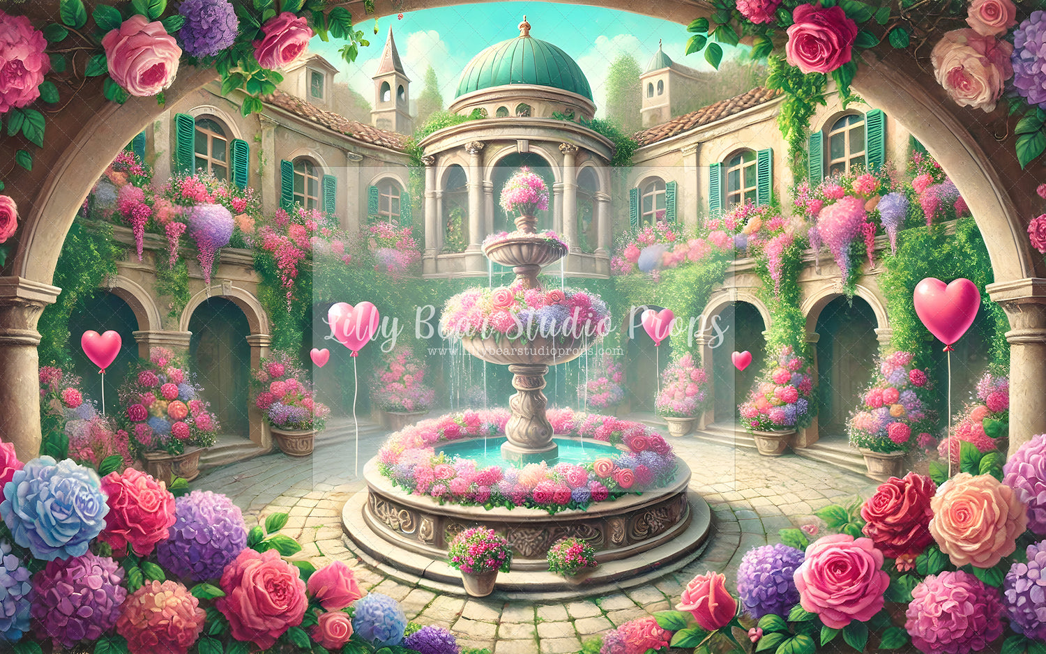 Valentine Courtyard Fountain