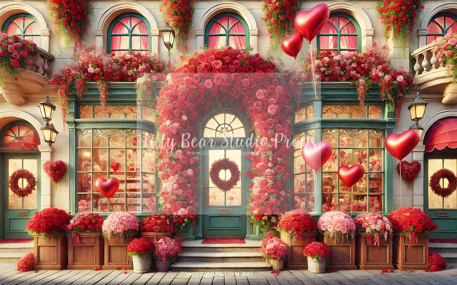 Valentine Shop Rose Arch