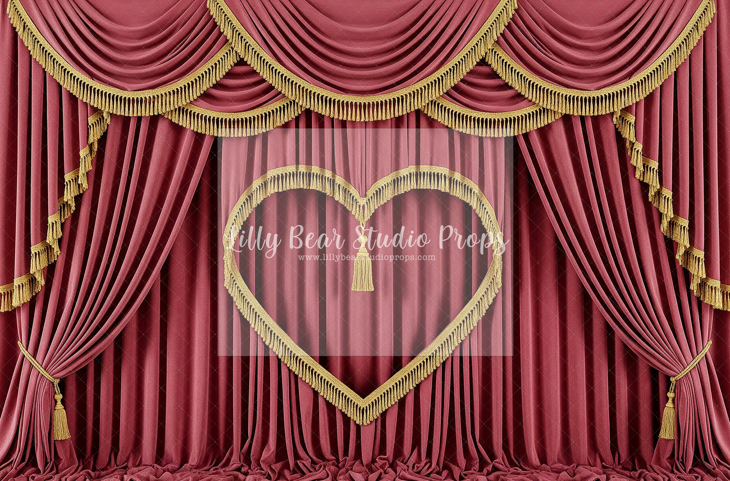 Velvet Drapes Heart