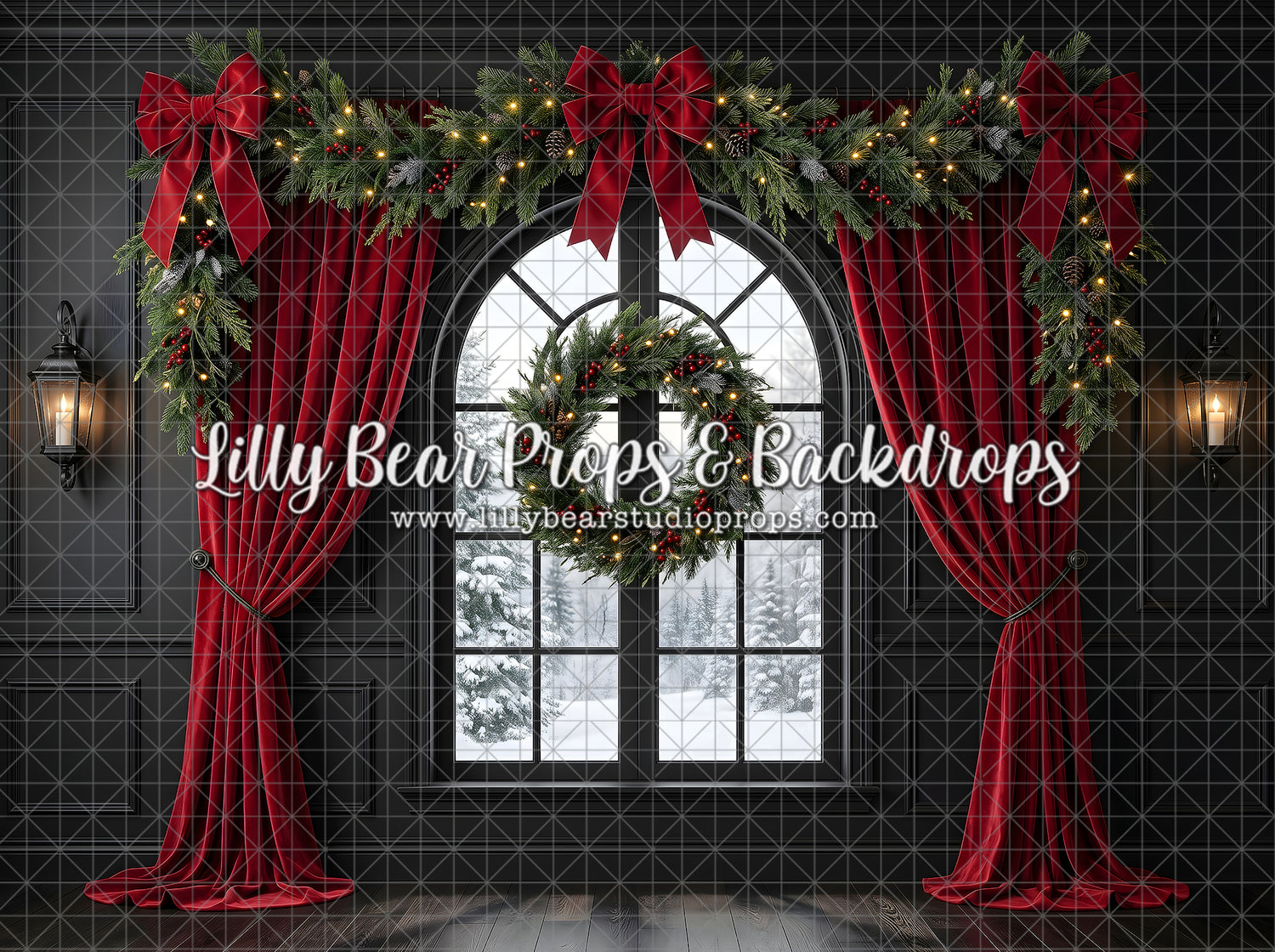 Velvet Noel Window