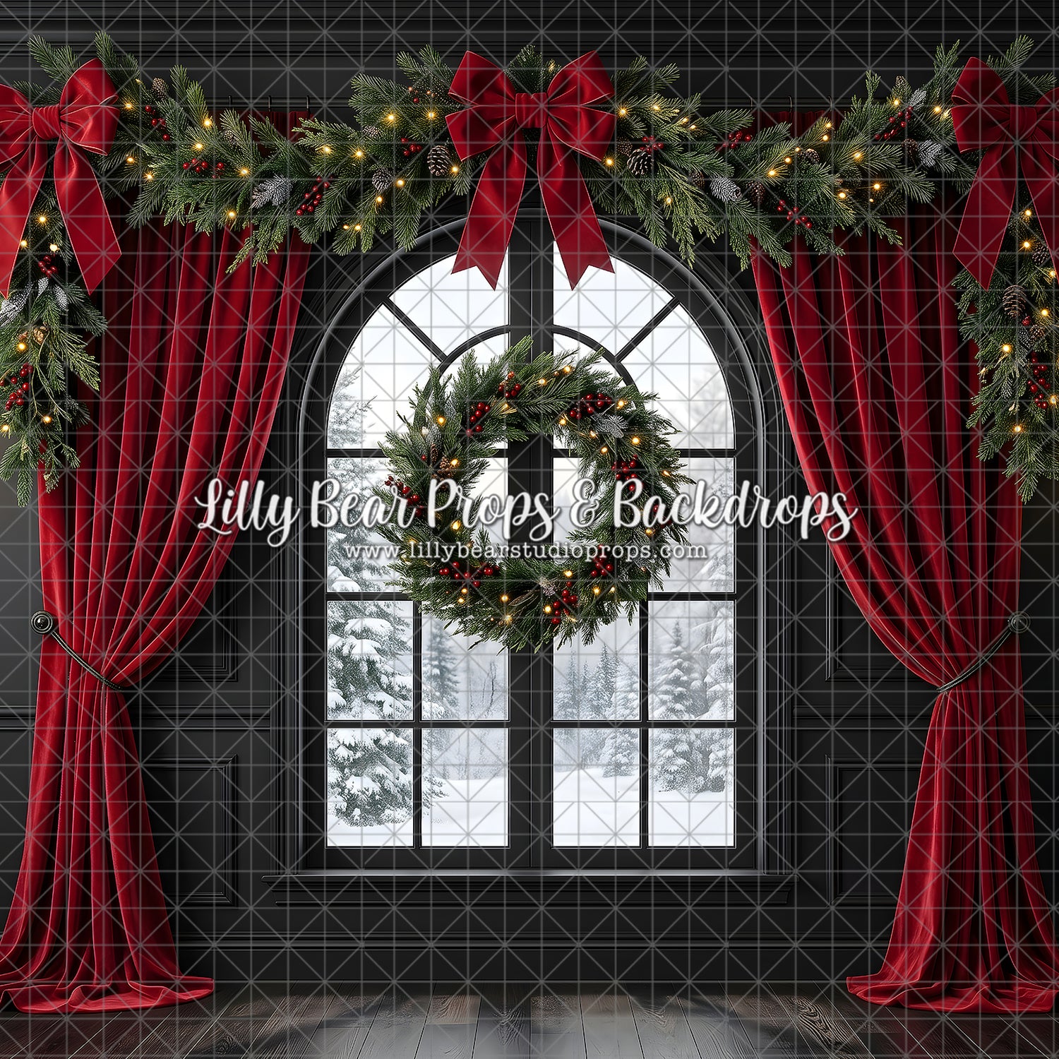 Velvet Noel Window