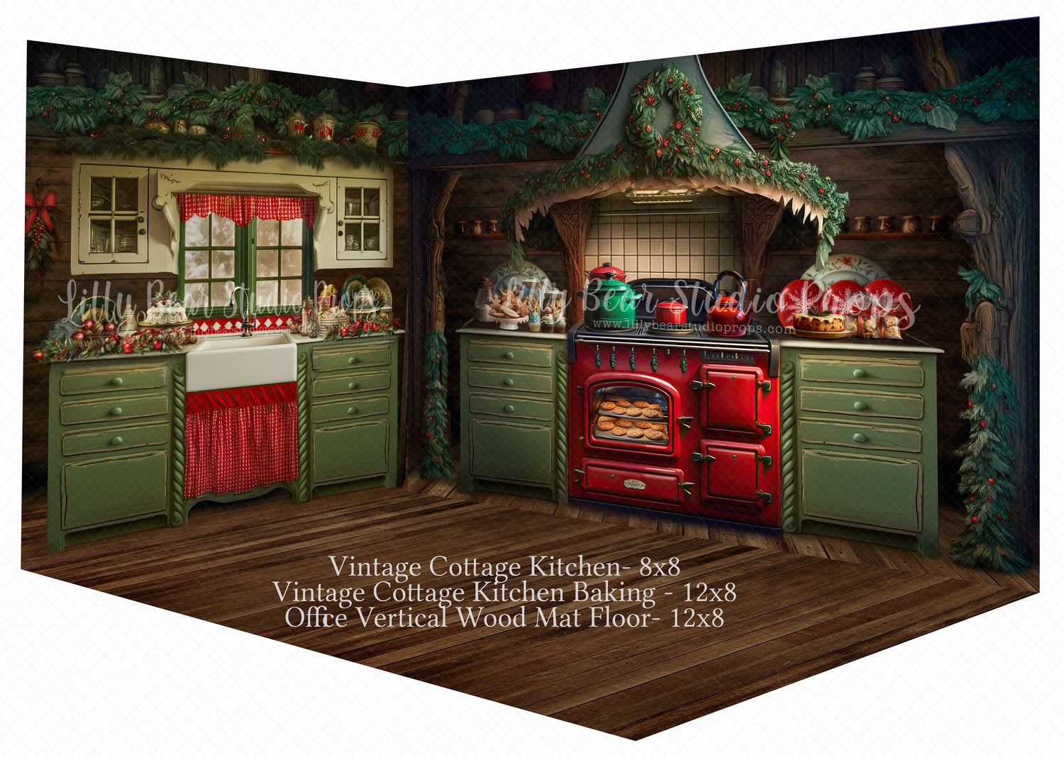Vintage Cottage Kitchen Room