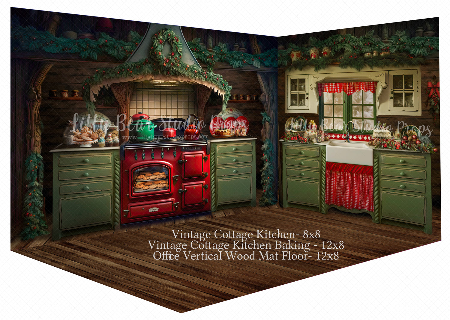 Vintage Cottage Kitchen Room