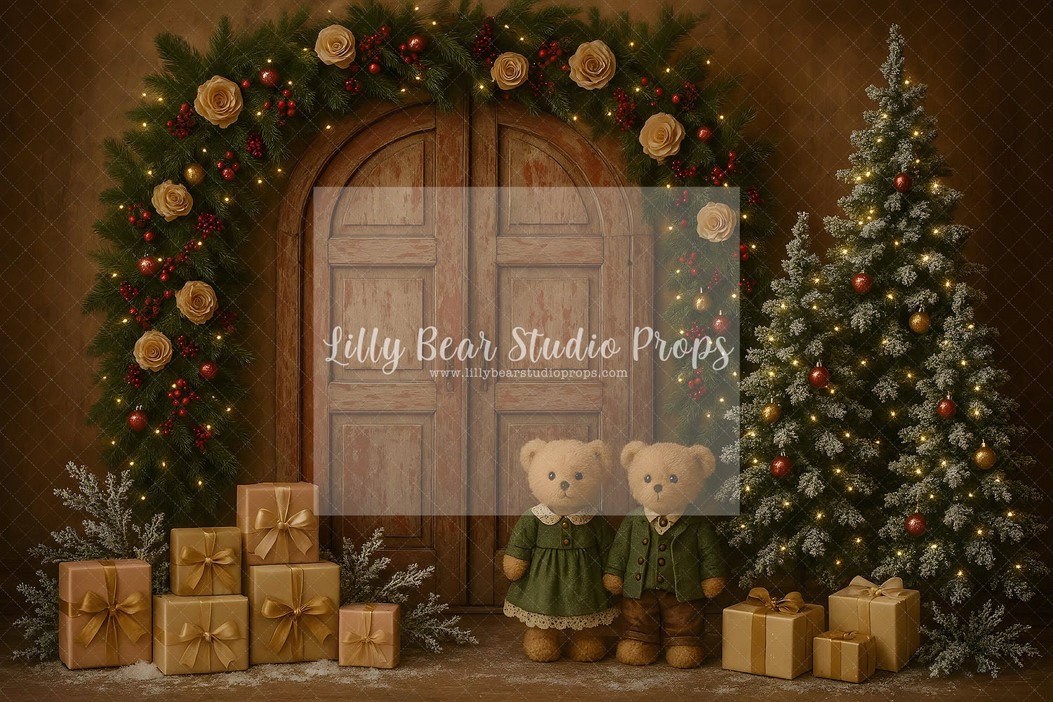 Vintage Holiday Door