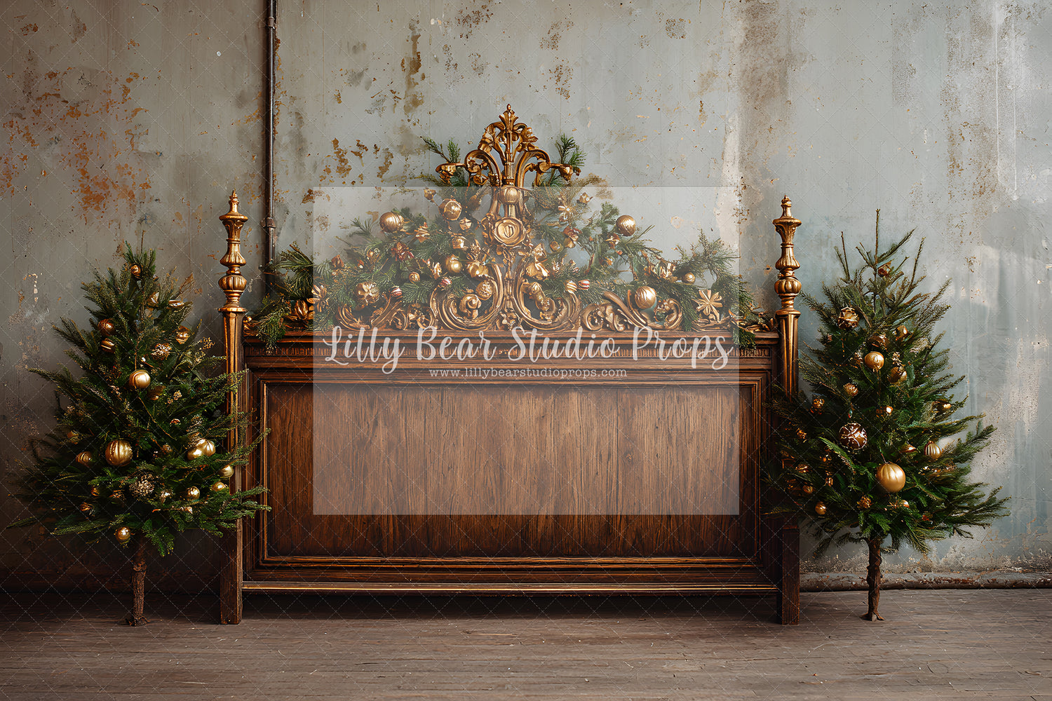 Vintage Holiday Mantel