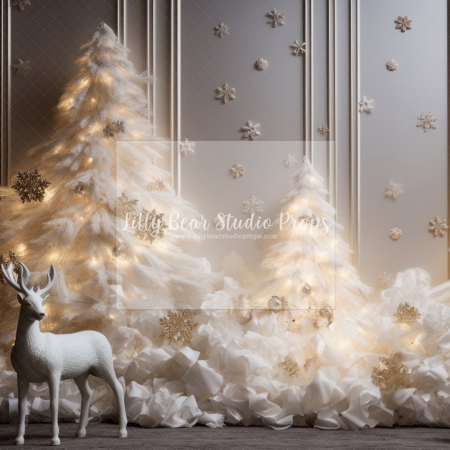 Warm Christmas Deer - Sweep Option