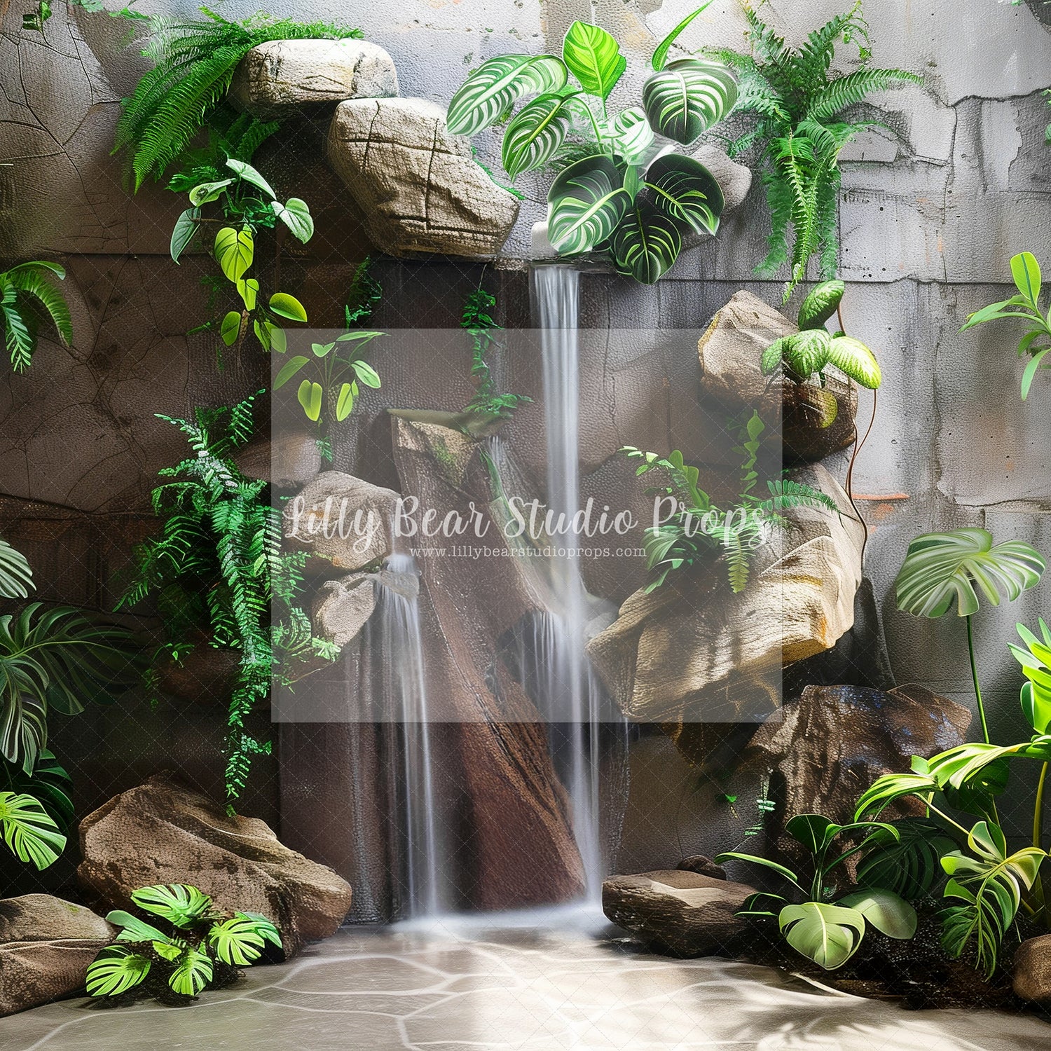 Waterfall Jungle Wall