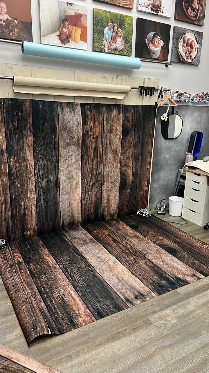 Blake Wood Planks Carpet Top Mat Floor 84"x60" - (RTS - AS IS)