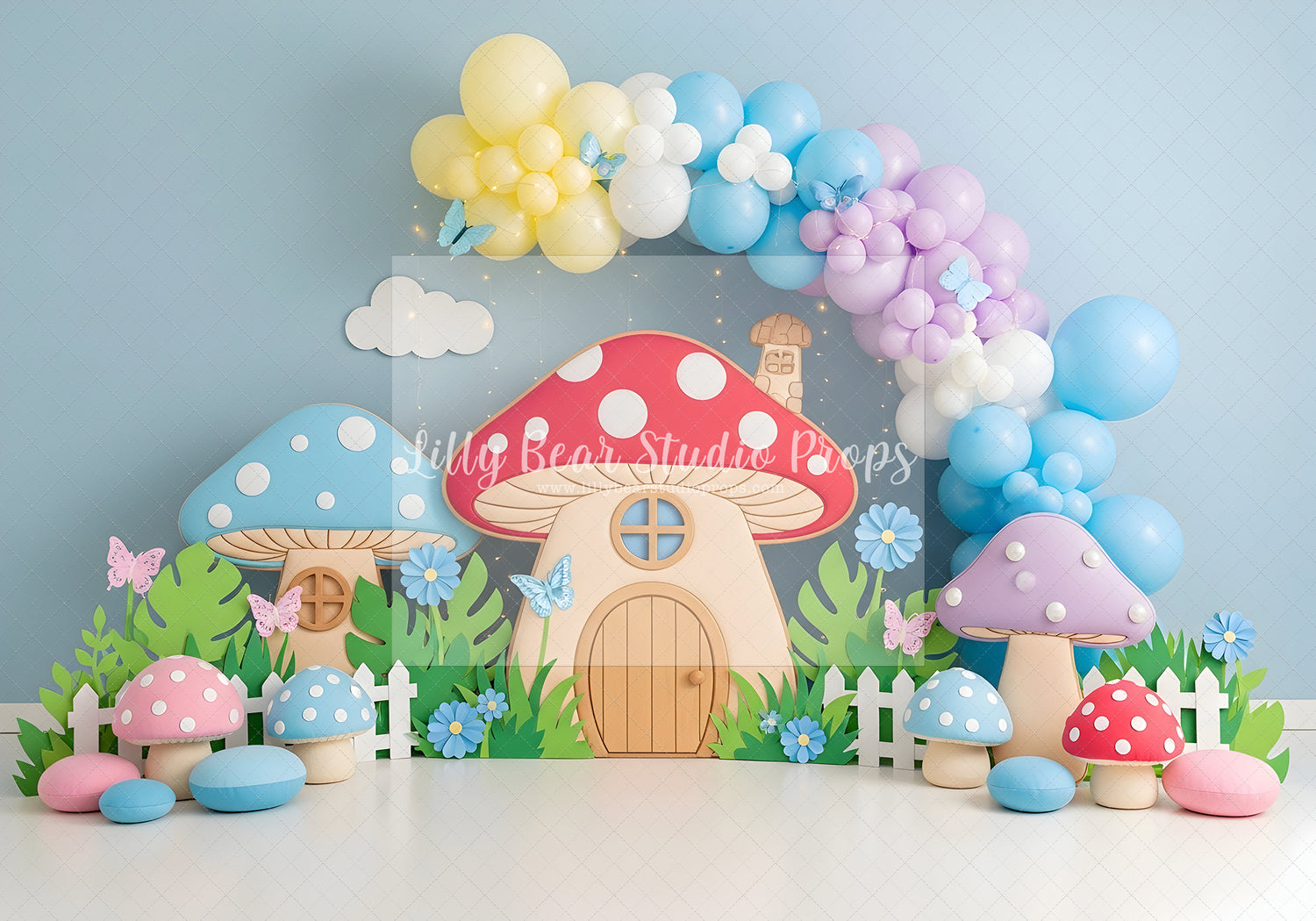 Whimsy Mushroom Forest Path